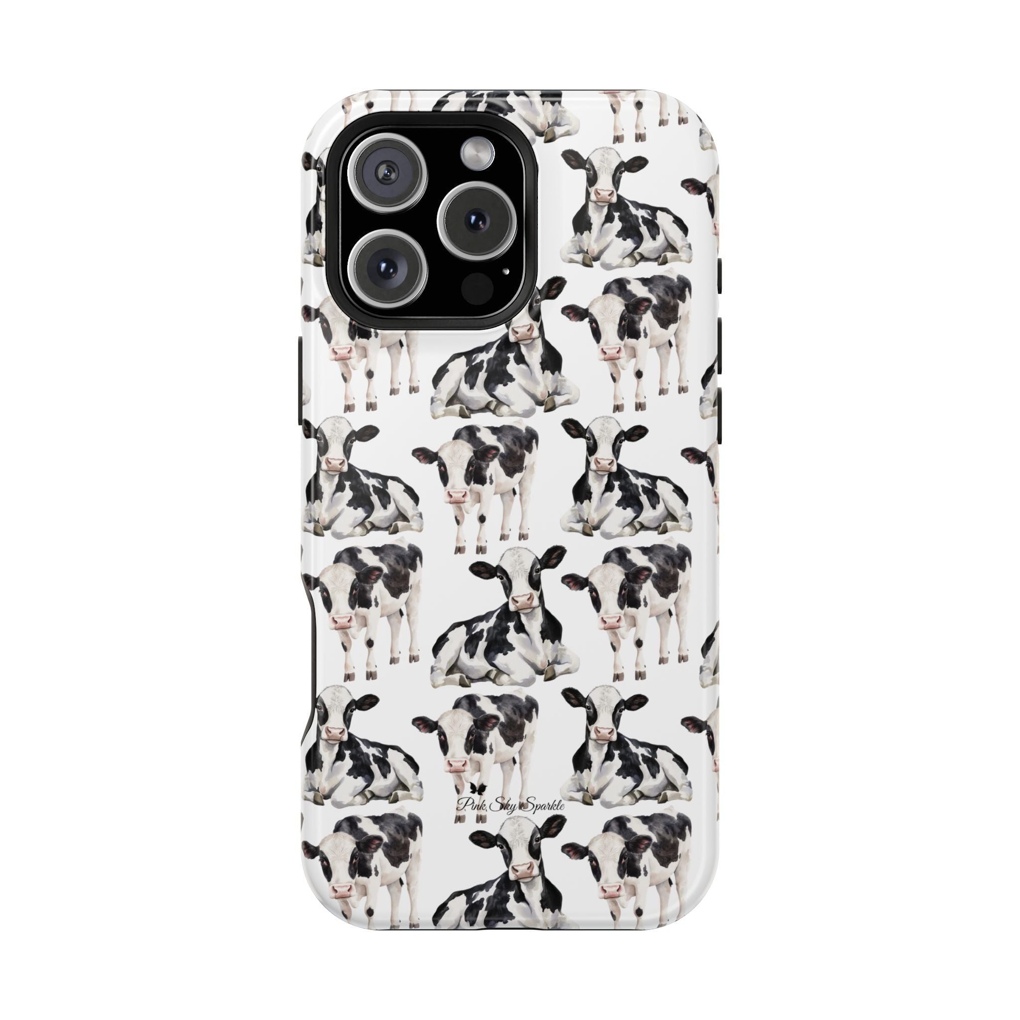 Pasture Pal Magnetic iPhone Case – Cute Cow Print Phone Case