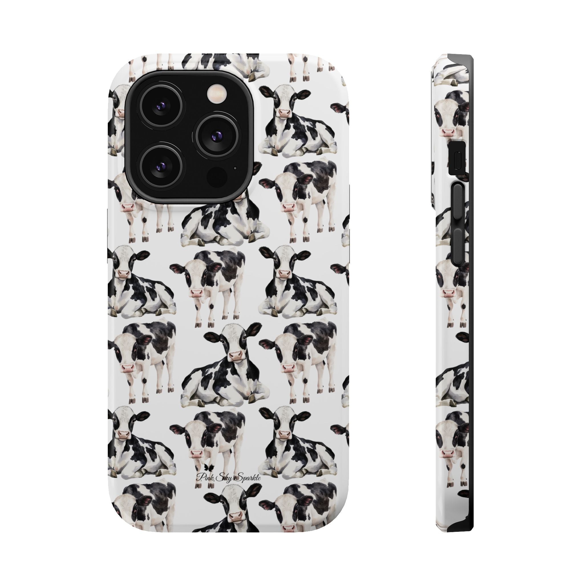 Pasture Pal Magnetic iPhone Case – Cute Cow Print Phone Case