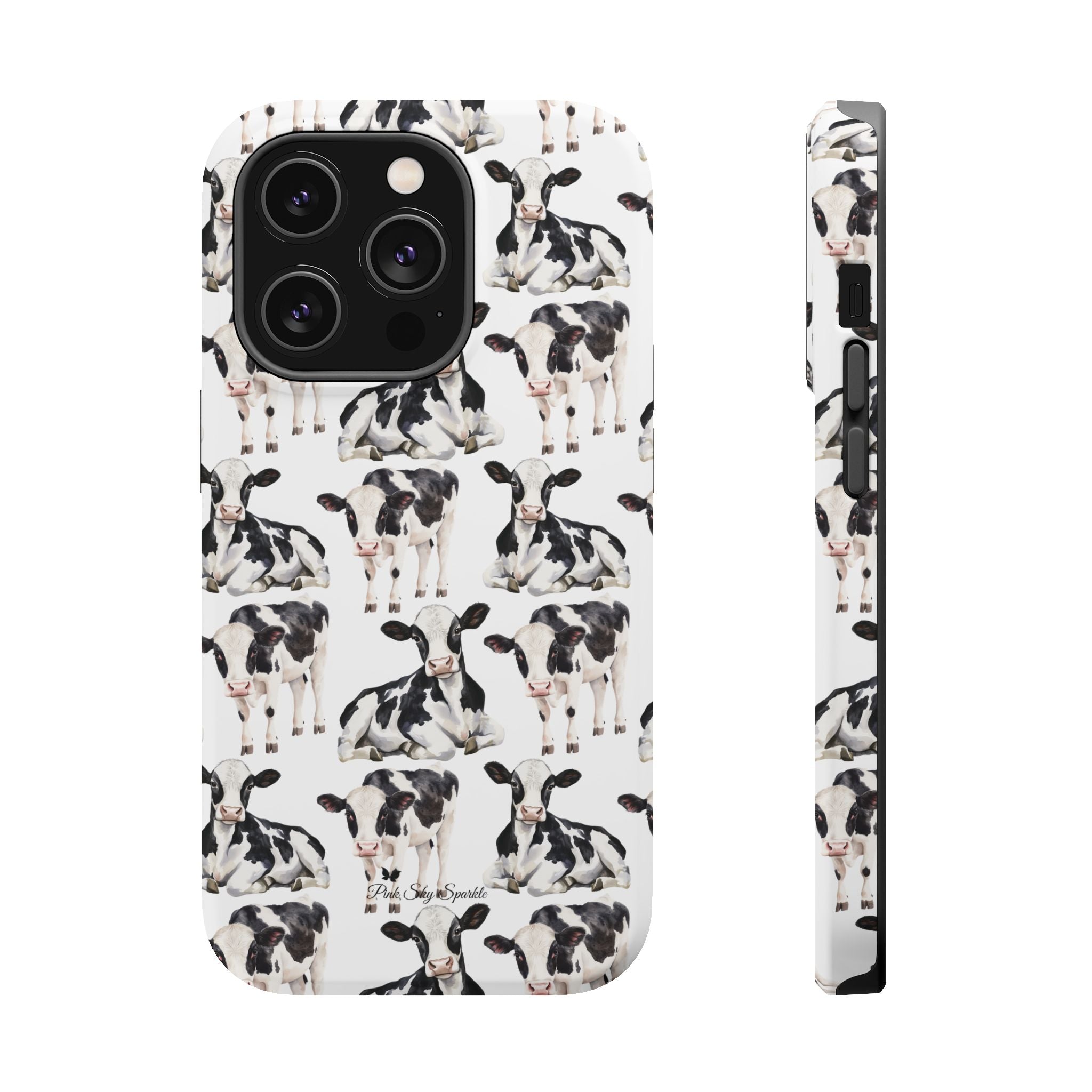 Pasture Pal Magnetic iPhone Case – Cute Cow Print Phone Case