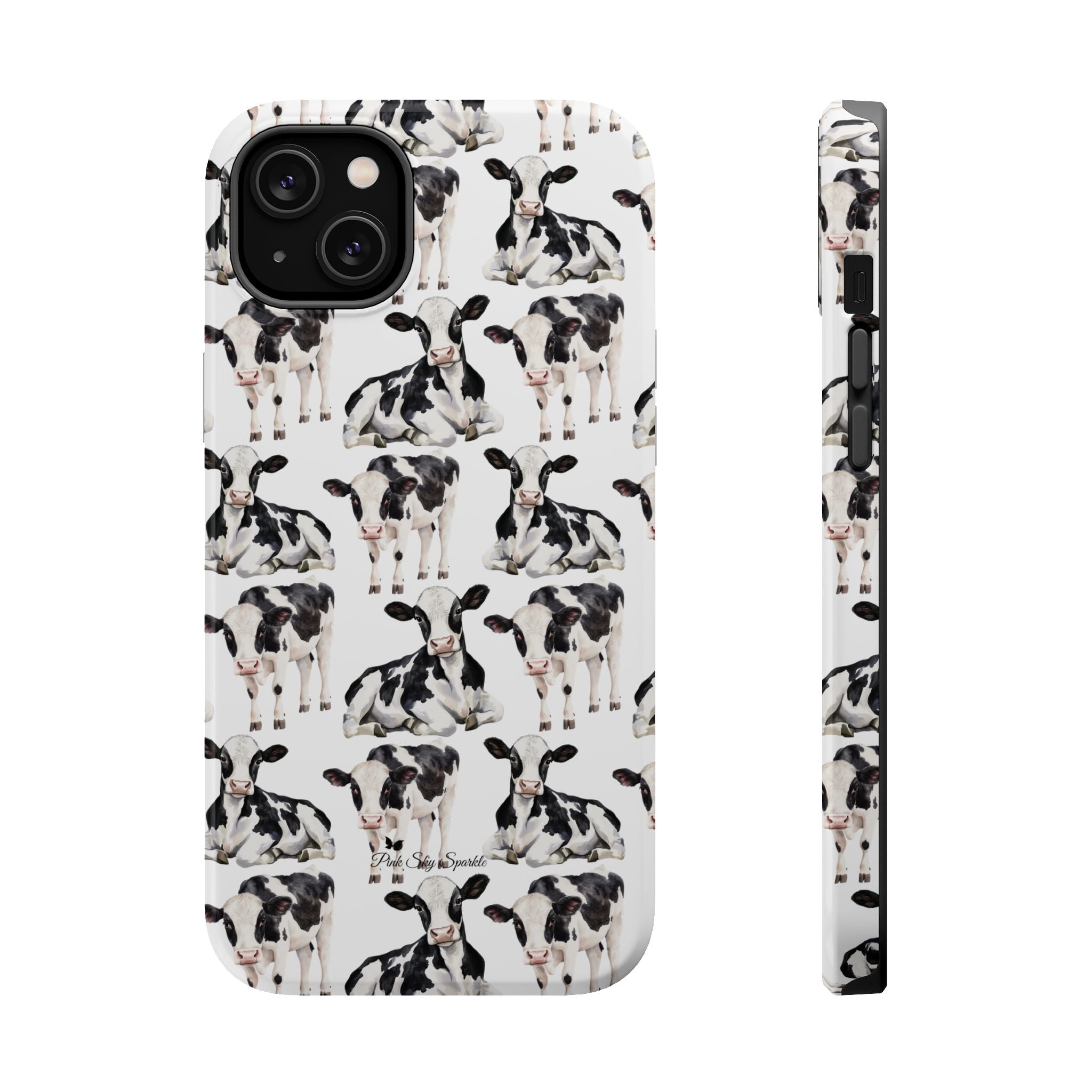 Pasture Pal Magnetic iPhone Case – Cute Cow Print Phone Case