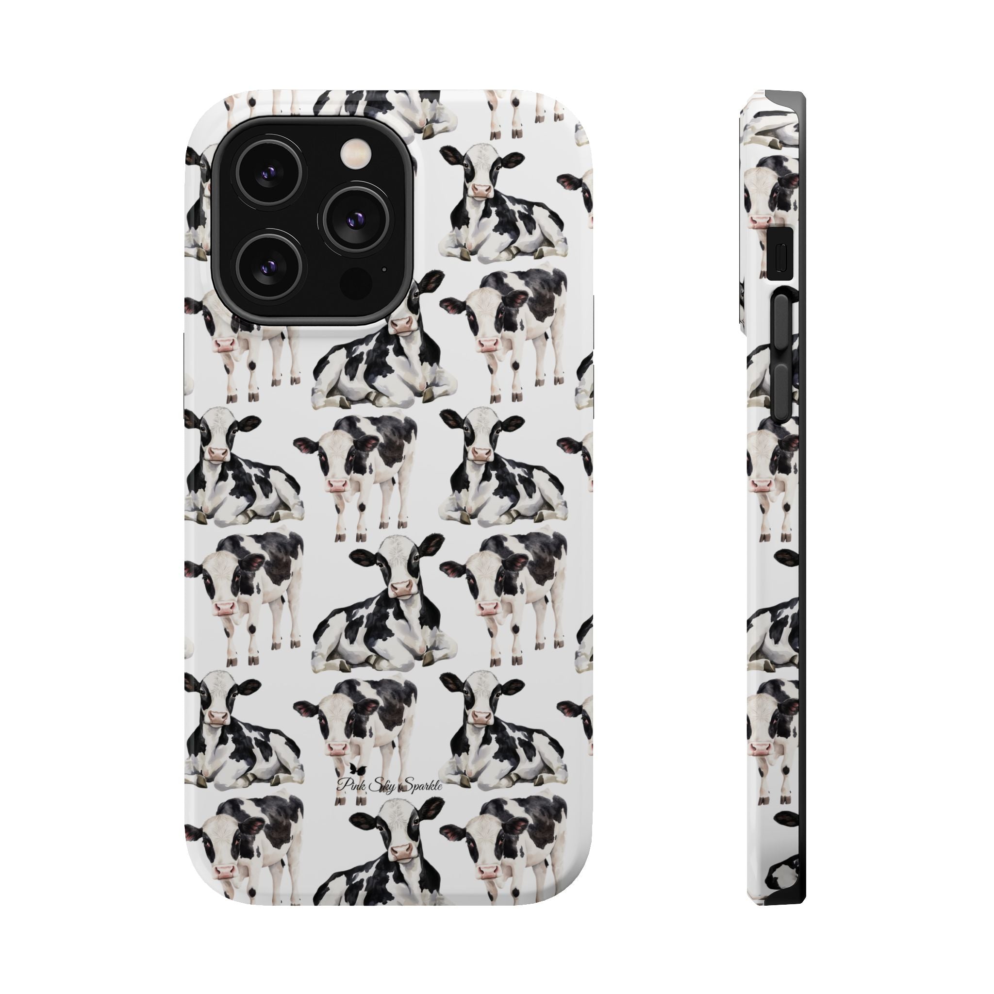 Pasture Pal Magnetic iPhone Case – Cute Cow Print Phone Case
