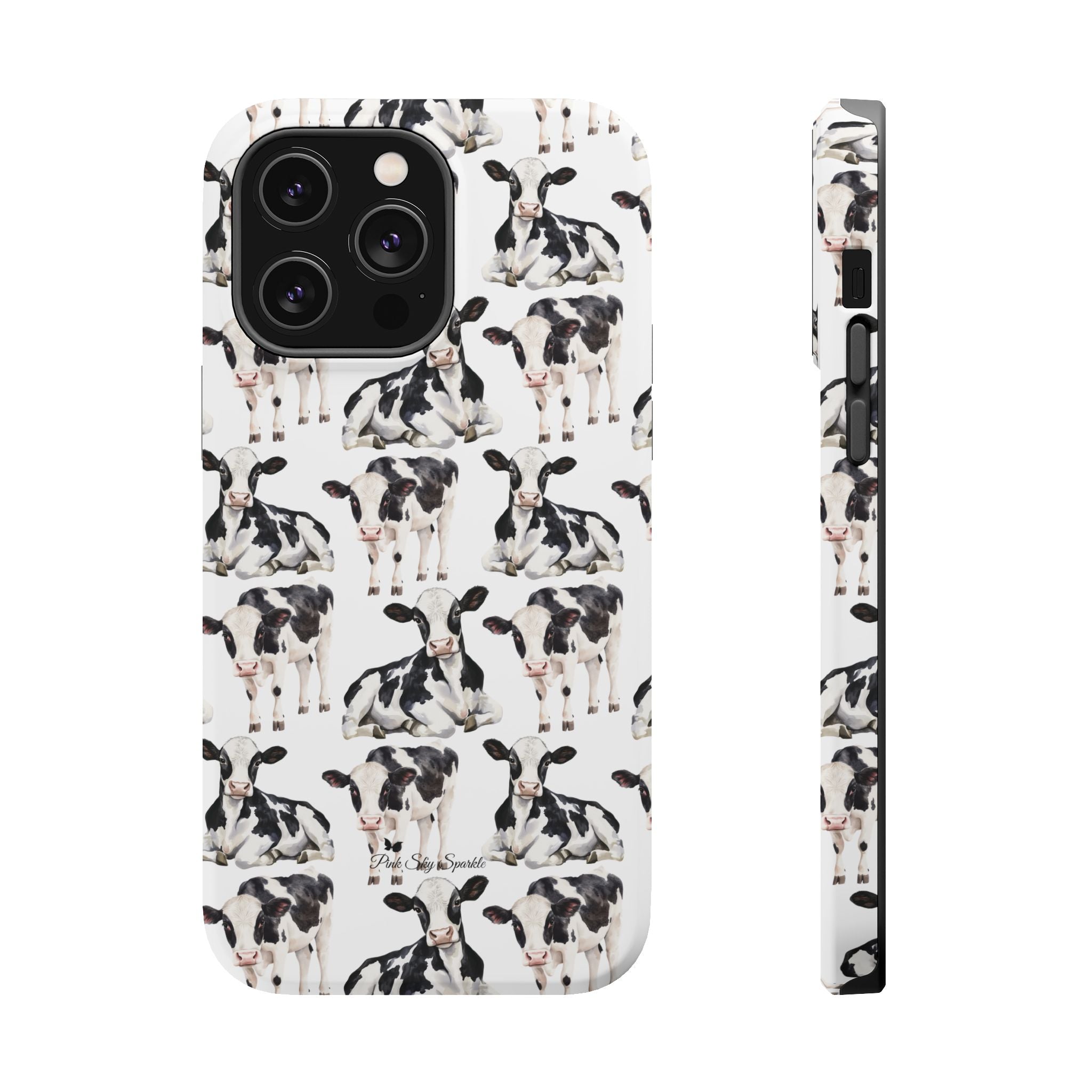 Pasture Pal Magnetic iPhone Case – Cute Cow Print Phone Case