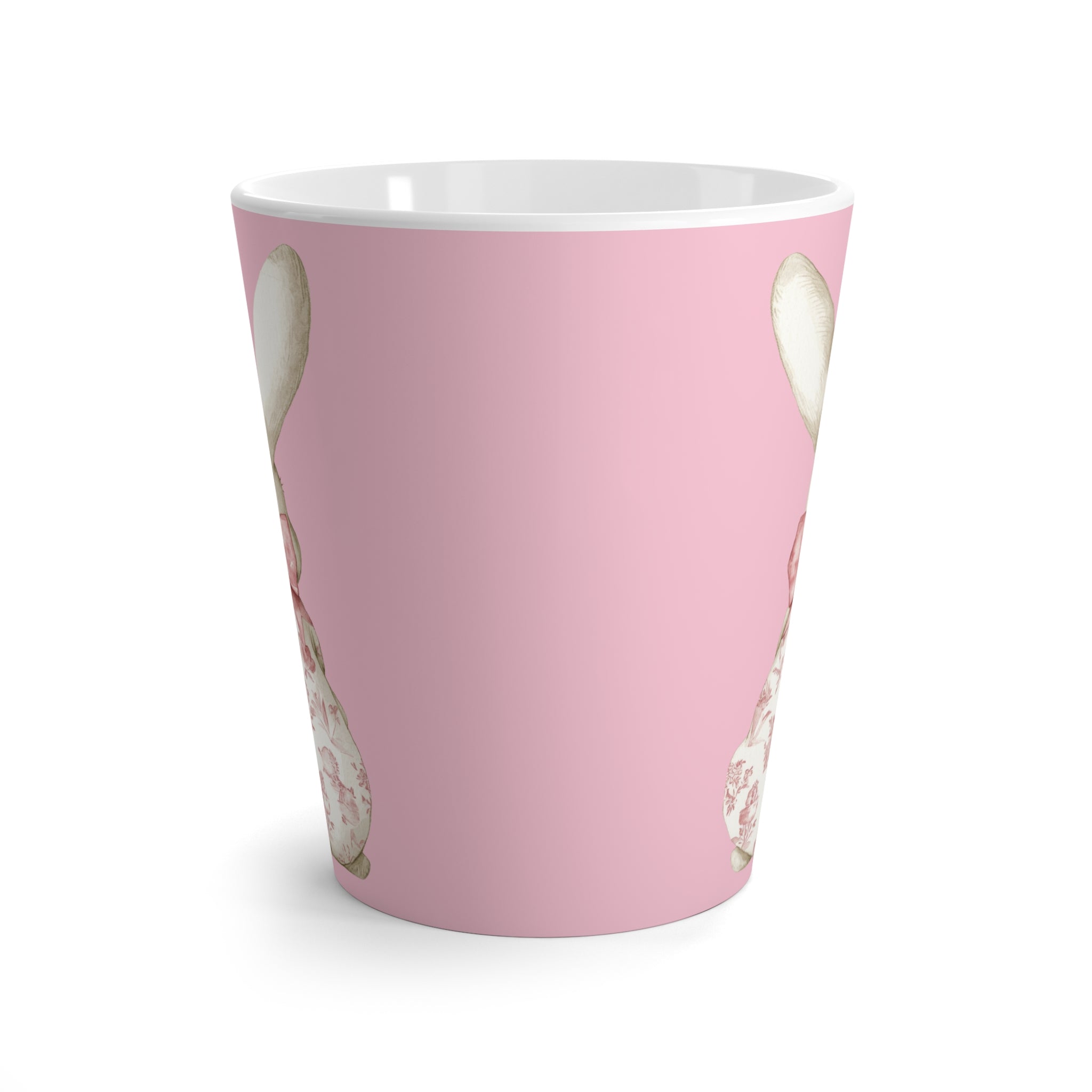Pink Bunny Coquette Latte Mug