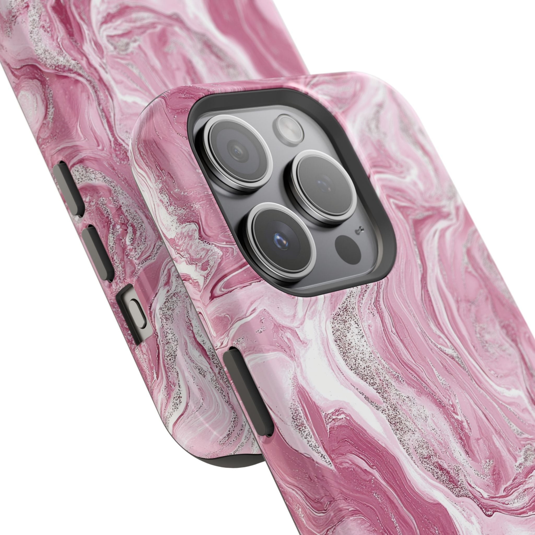 Pink Melted Marble Magnetic iPhone Case