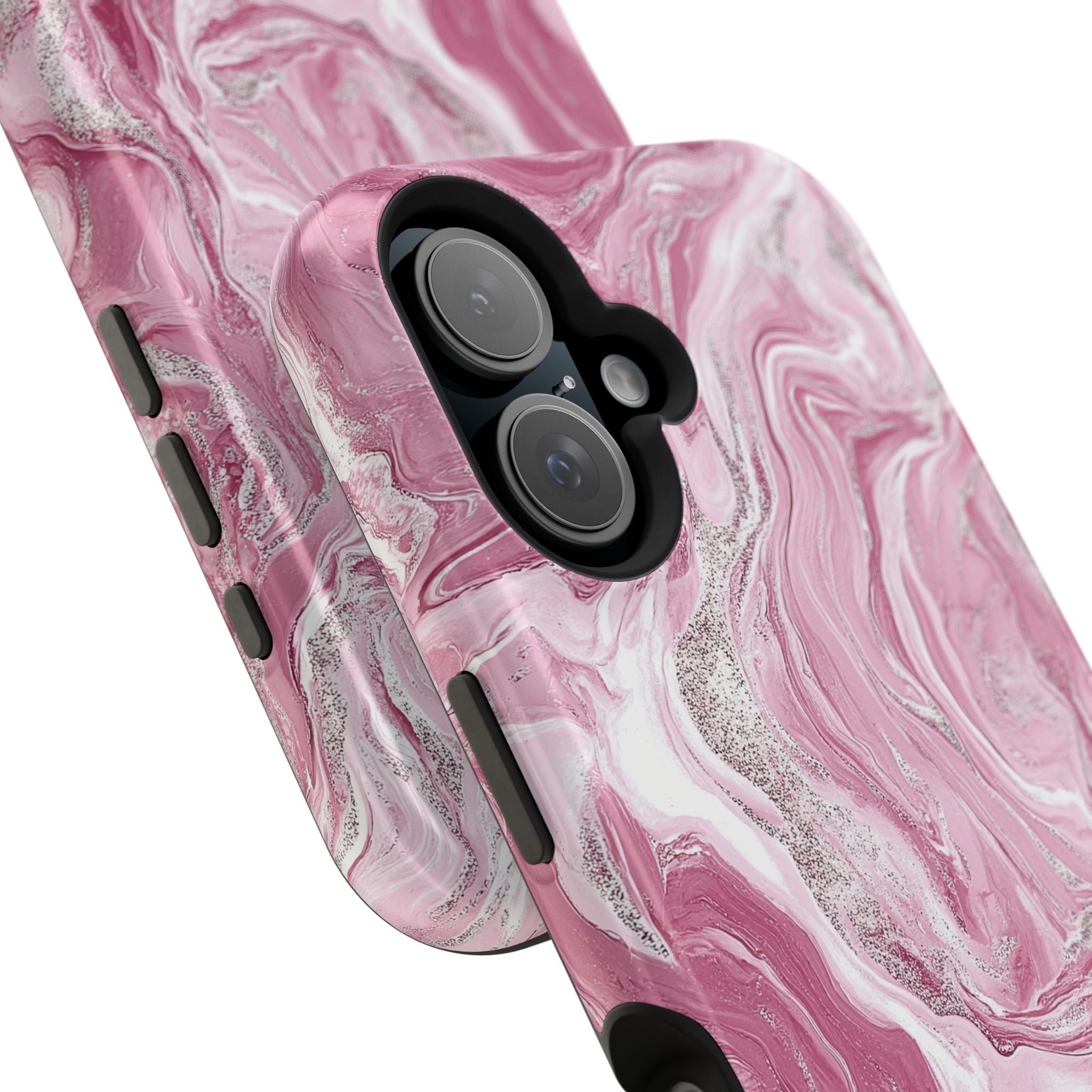 Pink Melted Marble Magnetic iPhone Case
