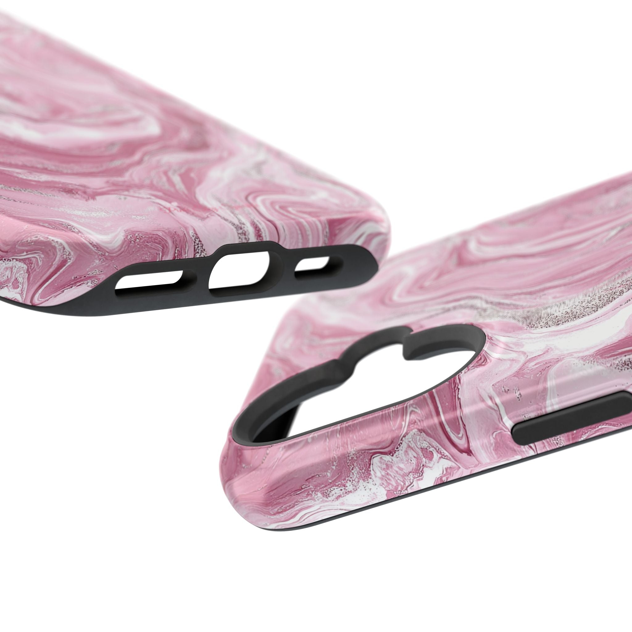 Pink Melted Marble Magnetic iPhone Case