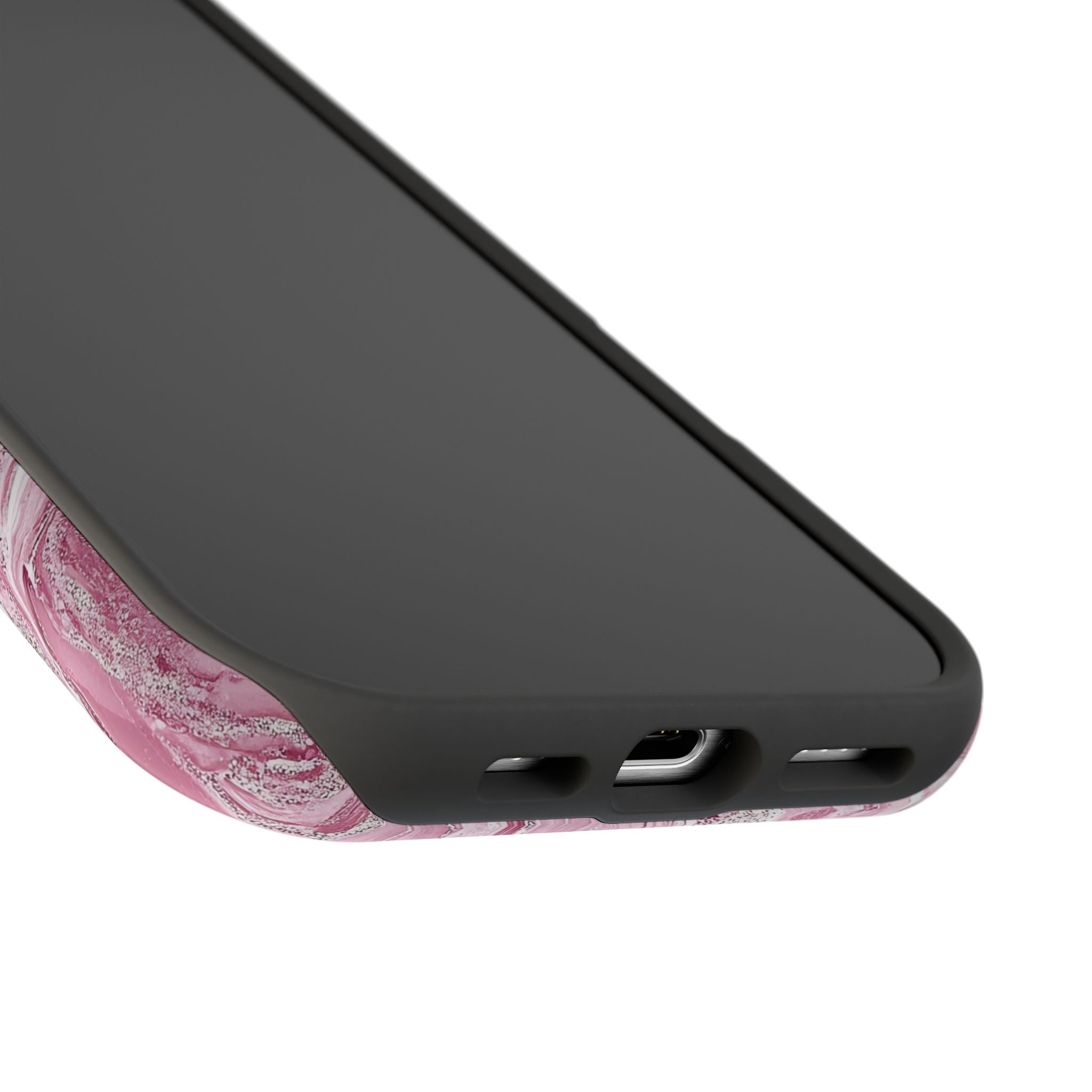 Pink Melted Marble Magnetic iPhone Case