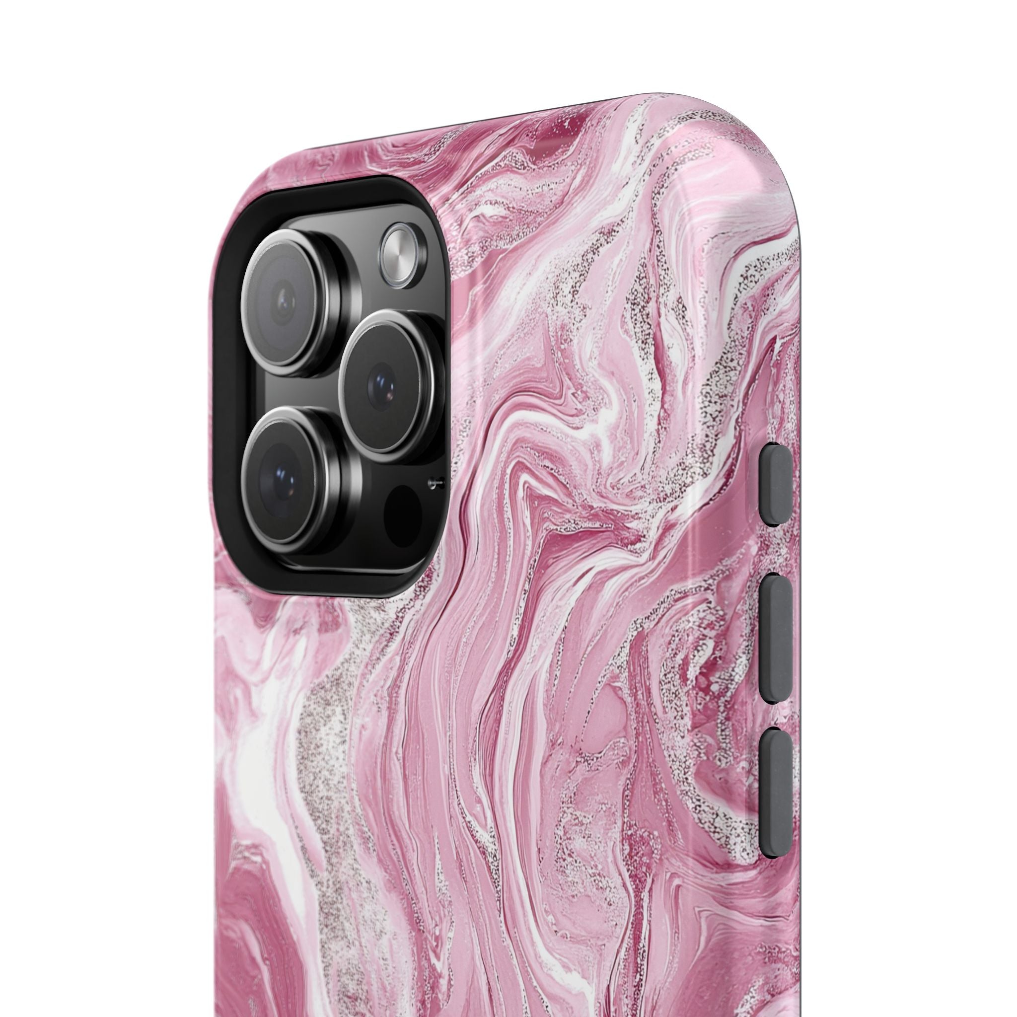 Pink Melted Marble Magnetic iPhone Case