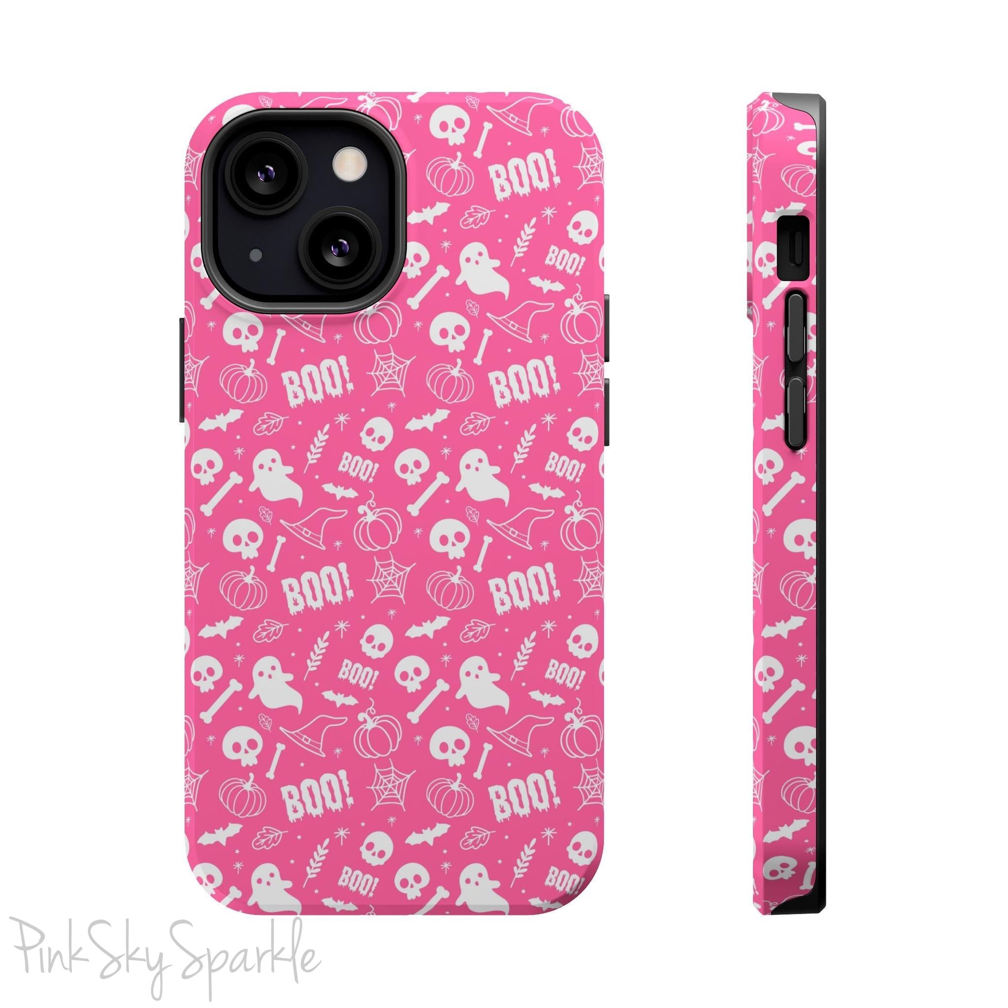 Pink BOO! Magnetic iPhone Case