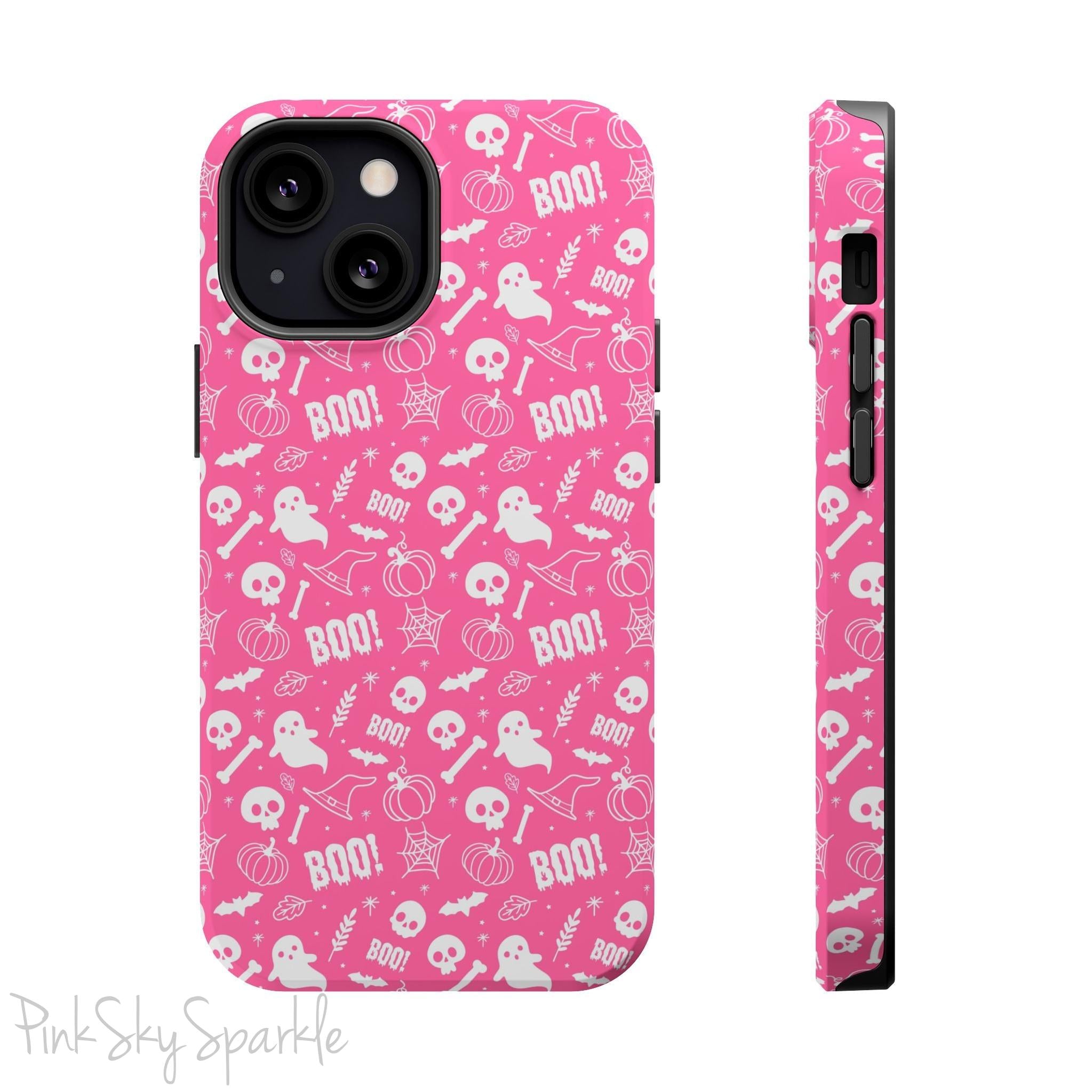 Pink BOO! Magnetic iPhone Case
