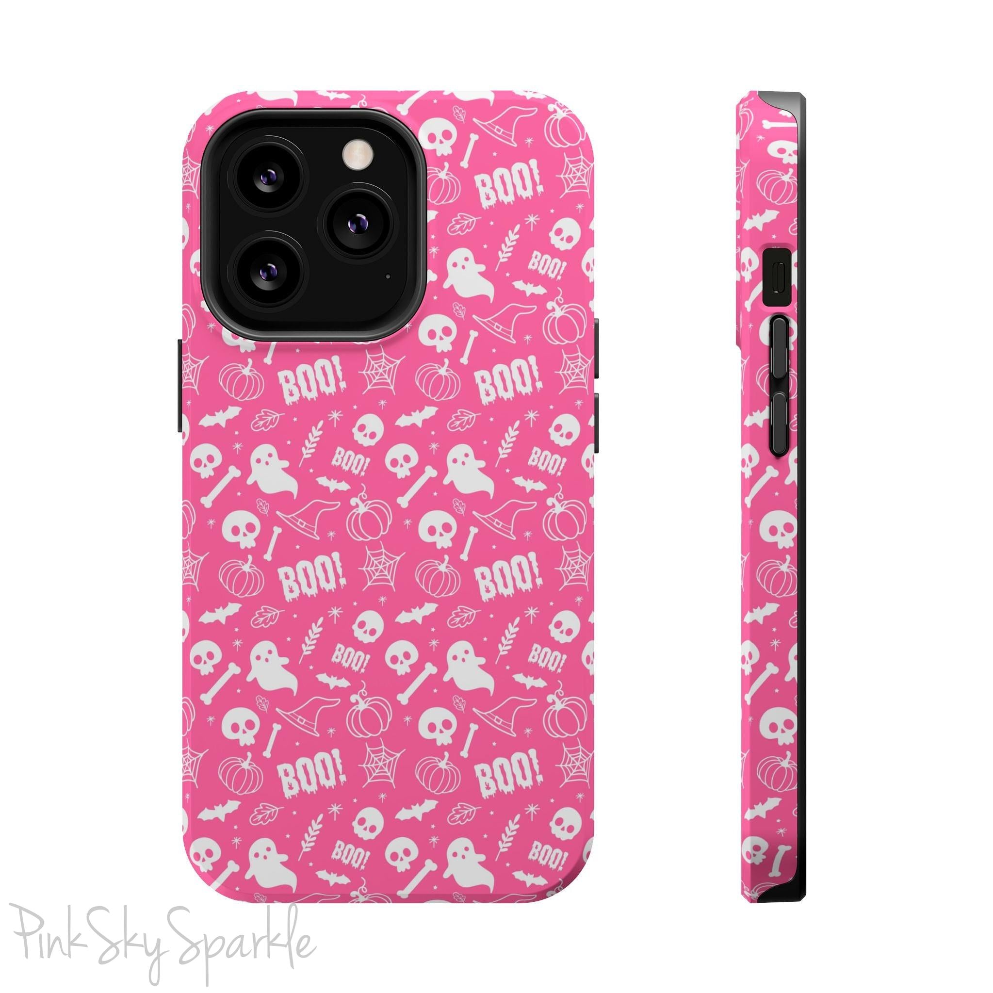 Pink BOO! Magnetic iPhone Case