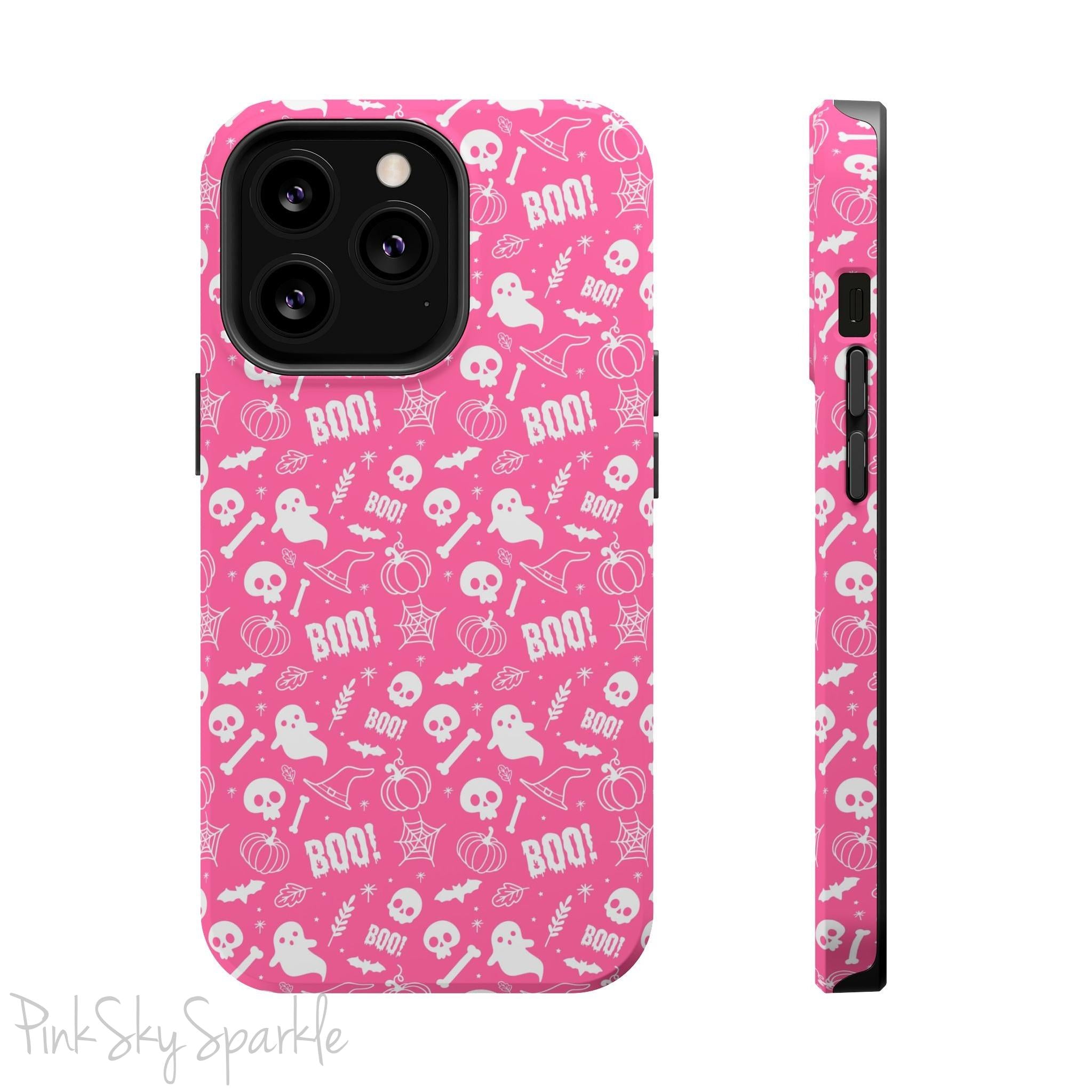 Pink BOO! Magnetic iPhone Case