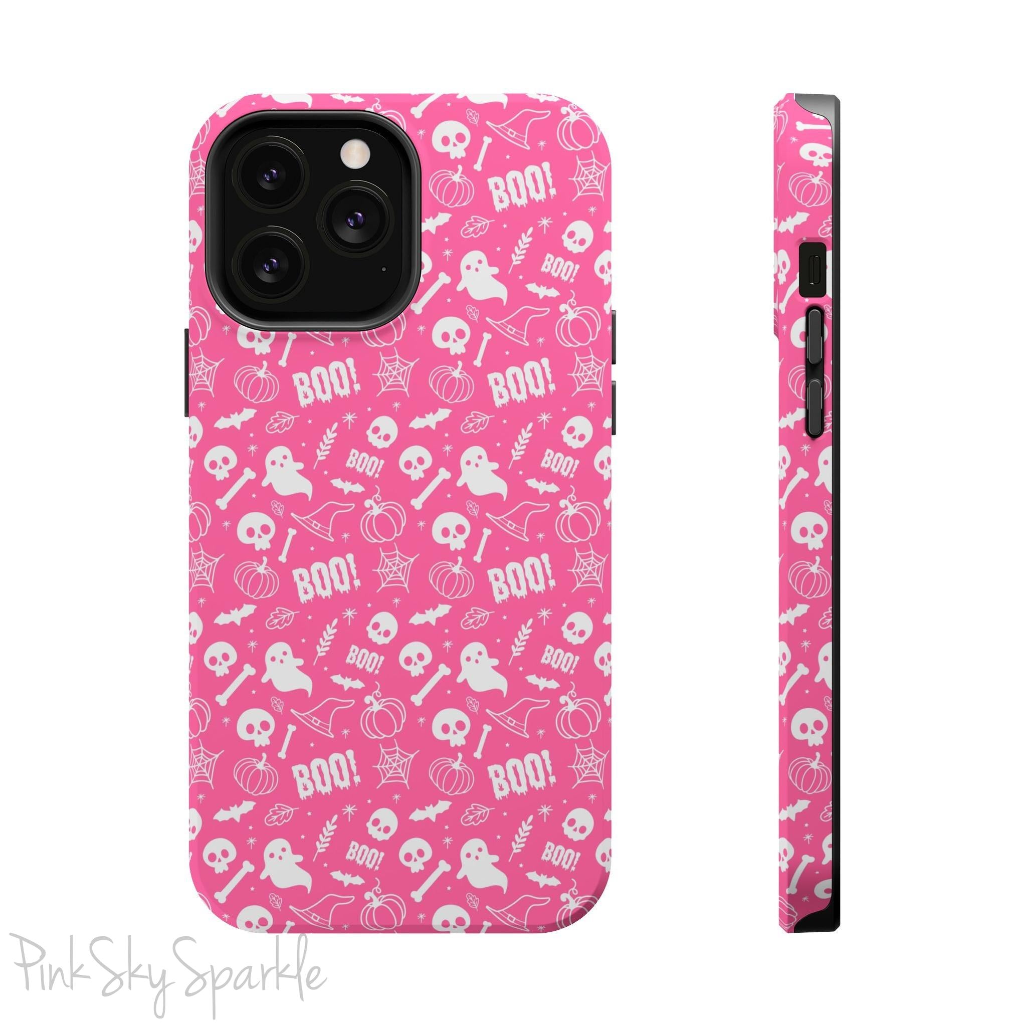 Pink BOO! Magnetic iPhone Case