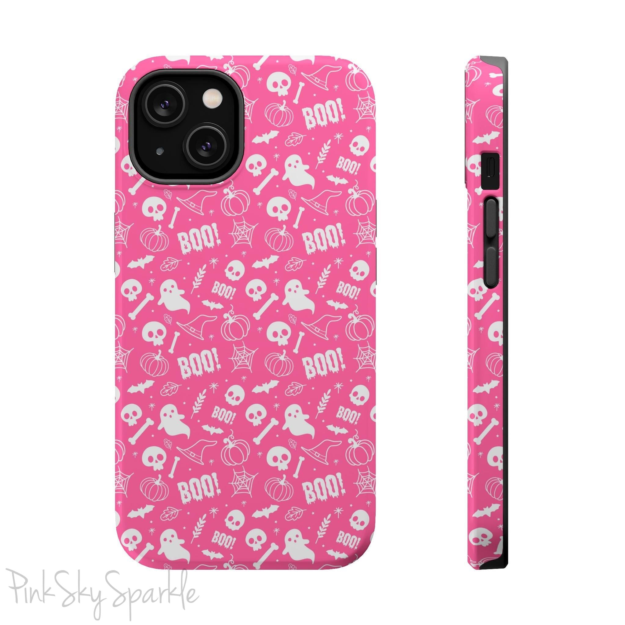 Pink BOO! Magnetic iPhone Case