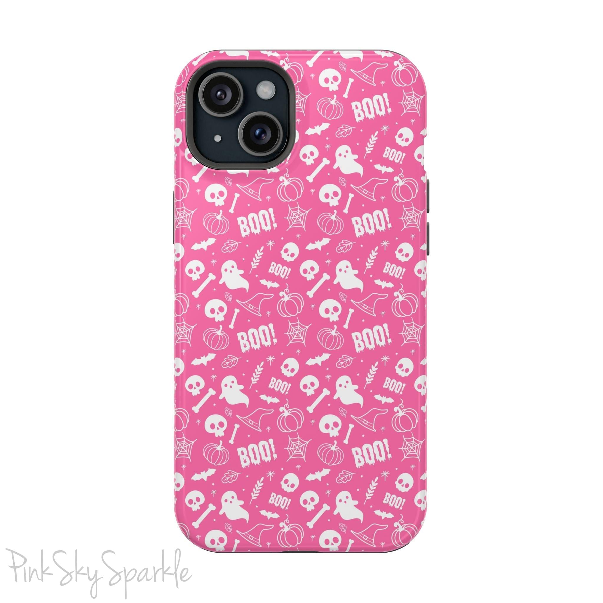 Pink BOO! Magnetic iPhone Case
