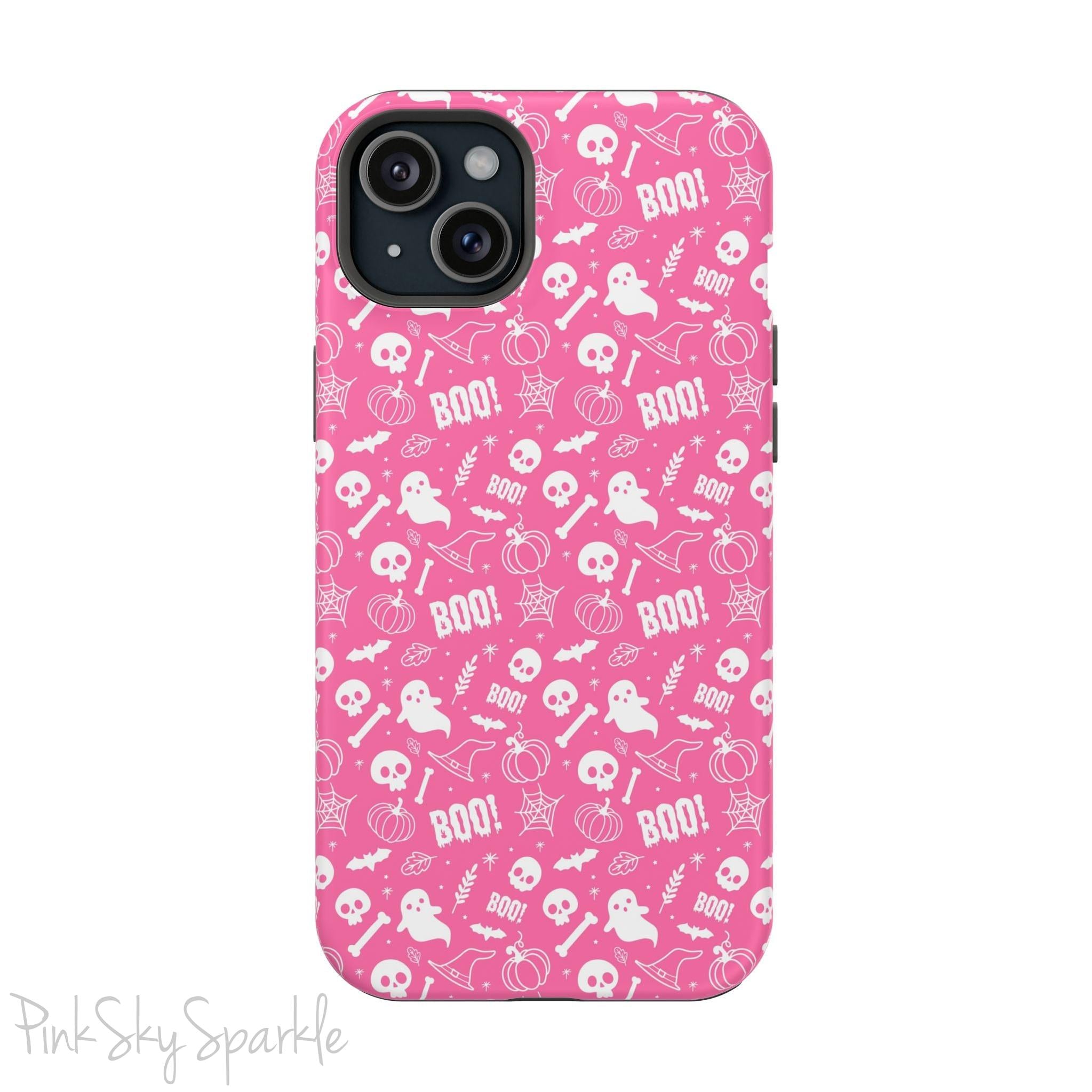 Pink BOO! Magnetic iPhone Case