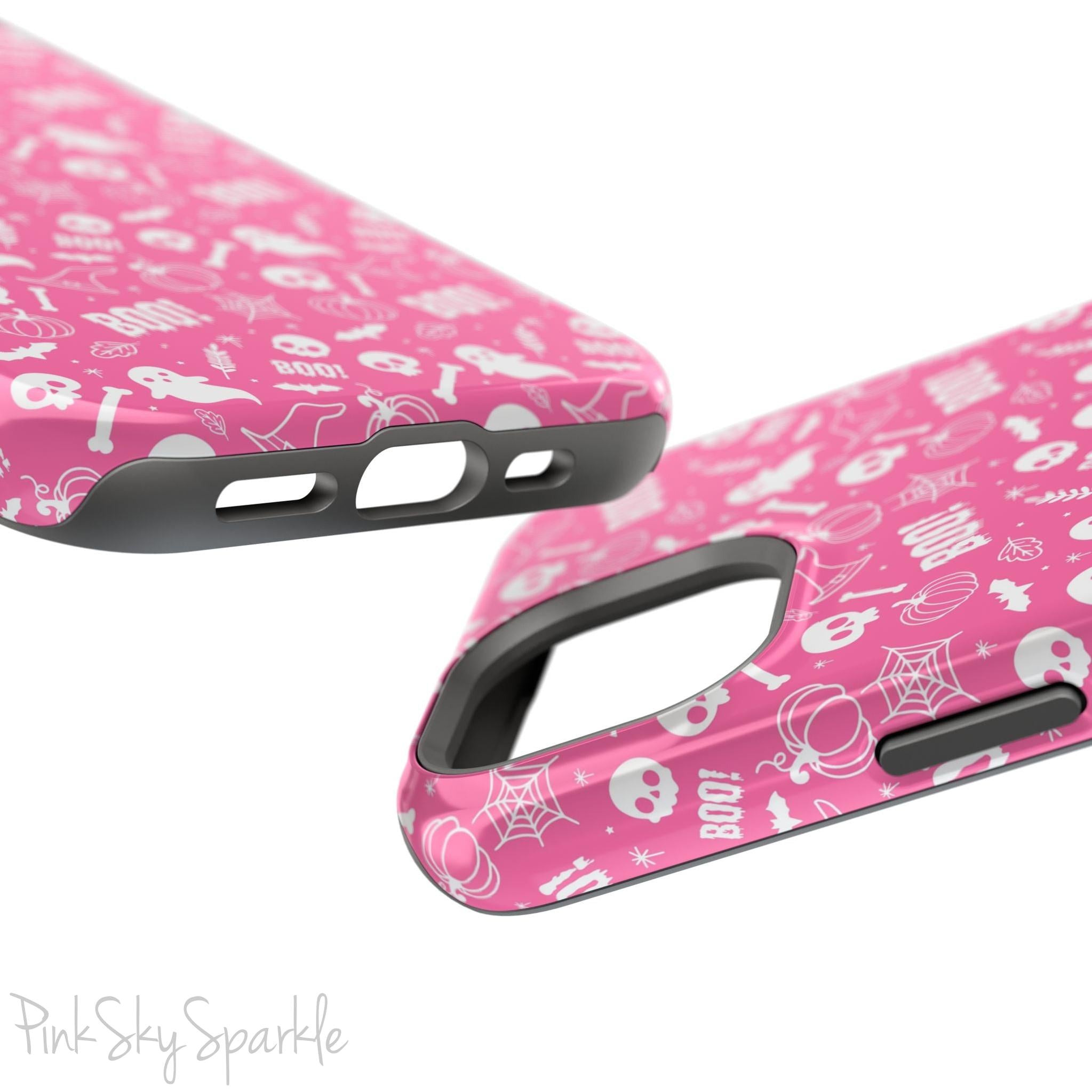 Pink BOO! Magnetic iPhone Case