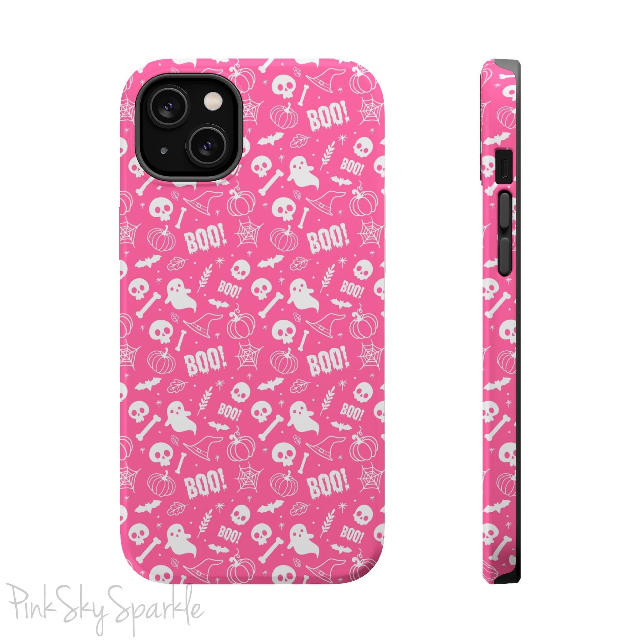 Pink BOO! Magnetic iPhone Case
