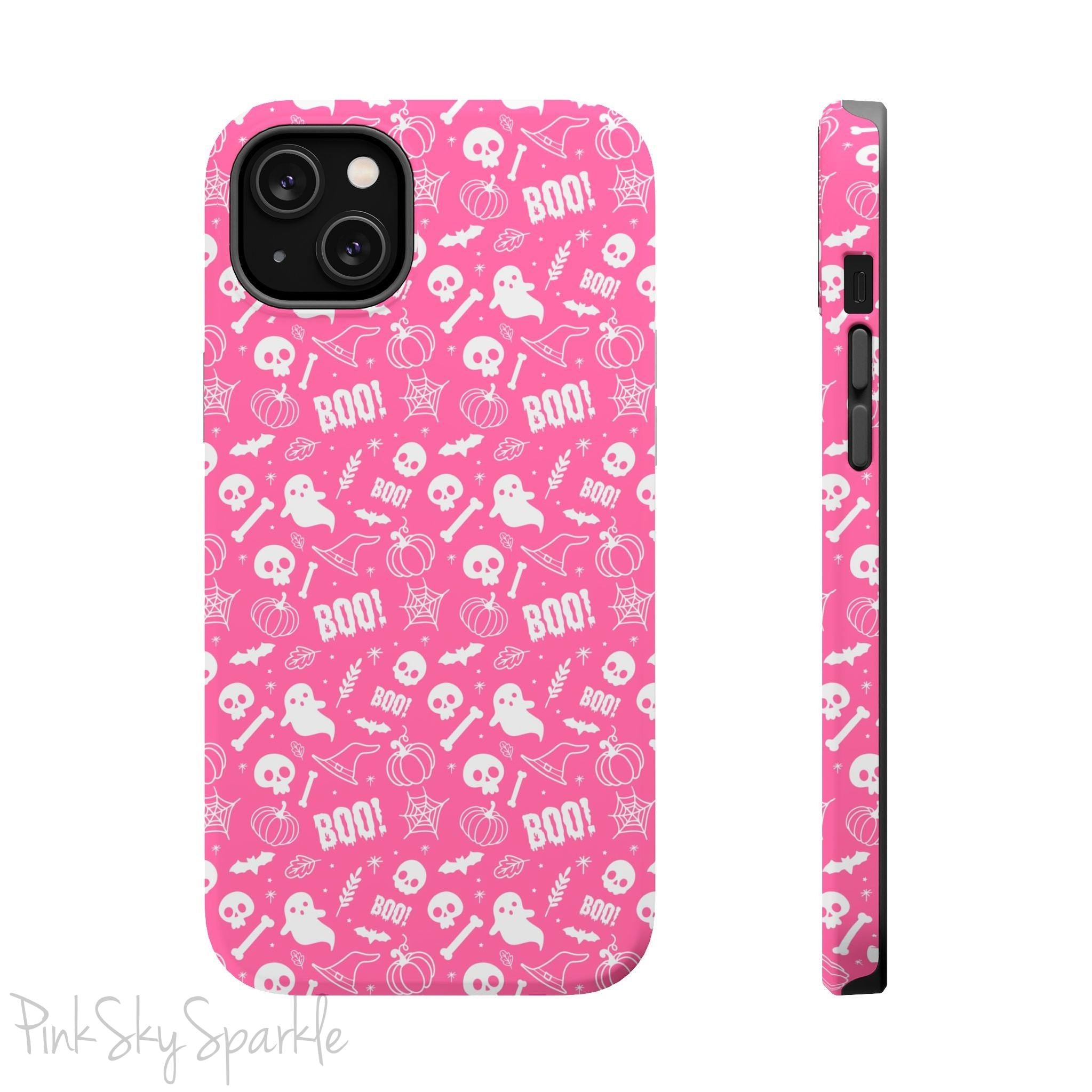 Pink BOO! Magnetic iPhone Case