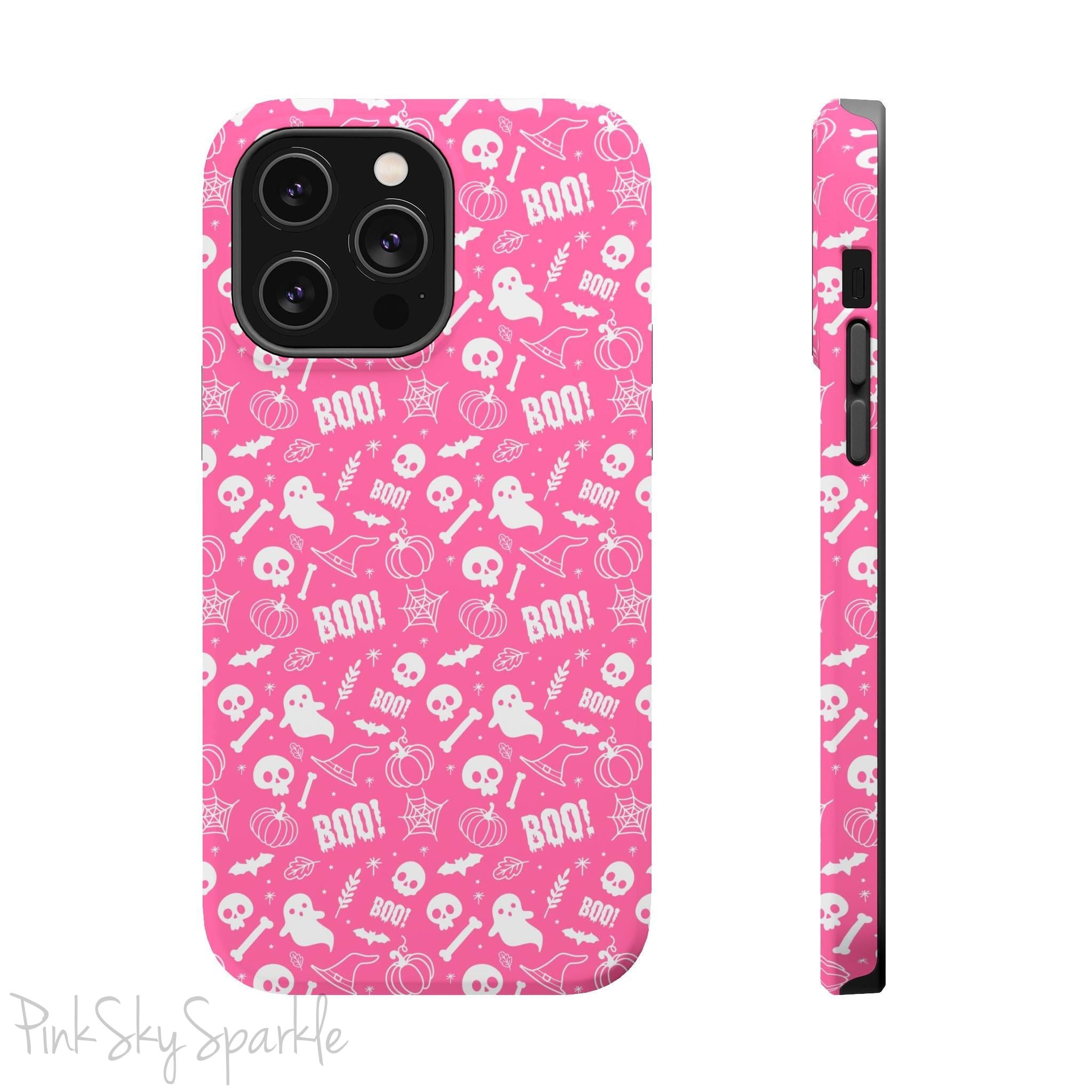 Pink BOO! Magnetic iPhone Case
