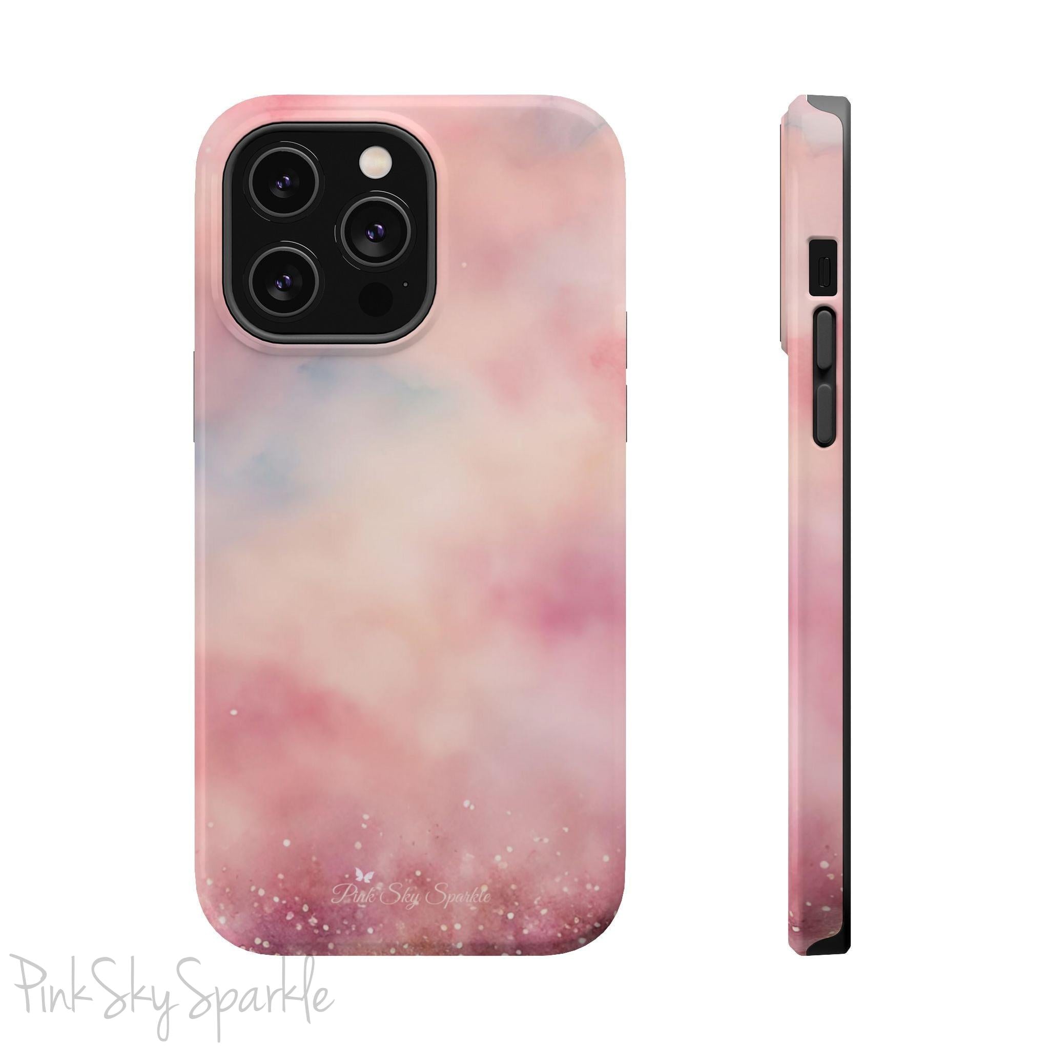 Pink Sky Dreams Magnetic iPhone Case