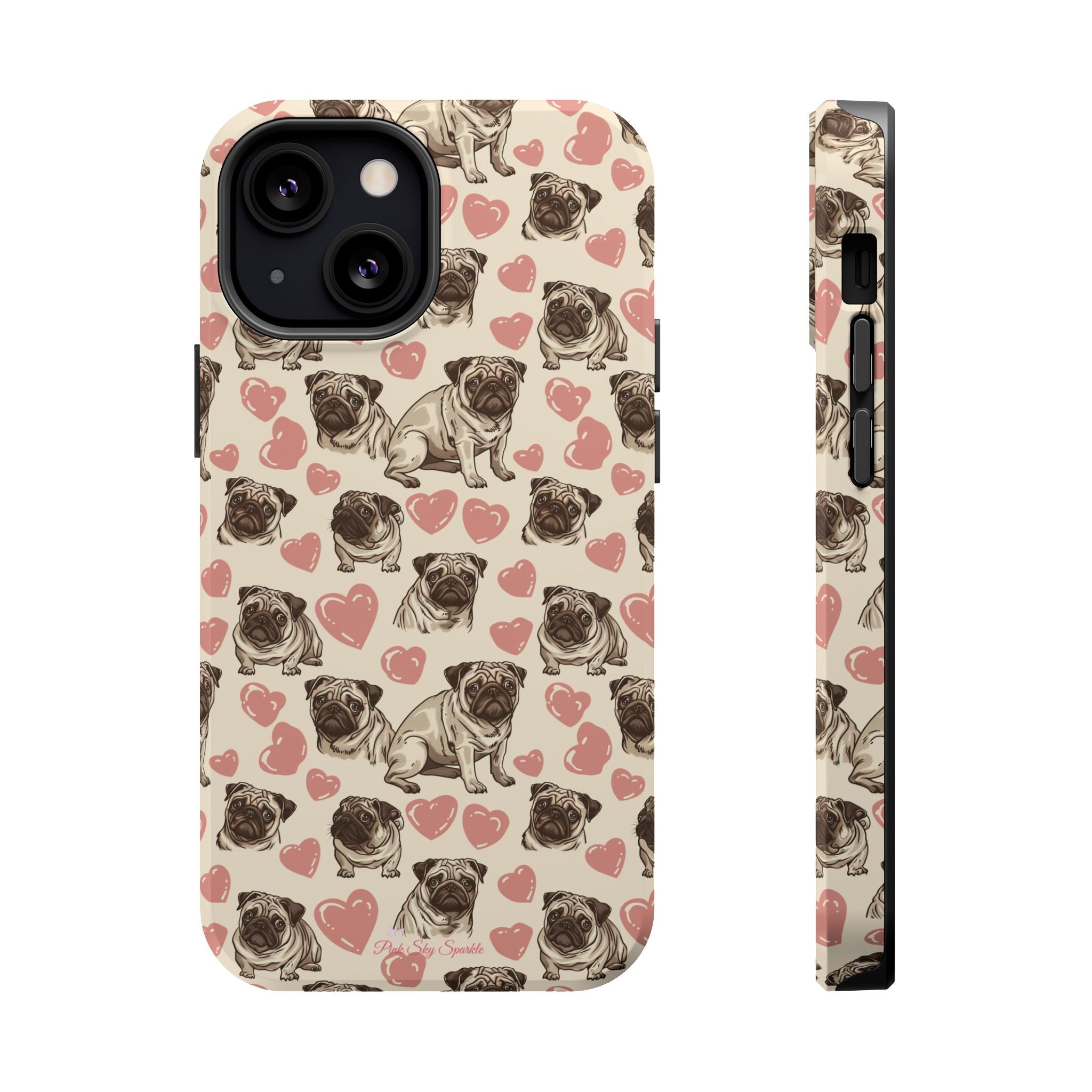 Pug & Kisses Magnetic iPhone Case