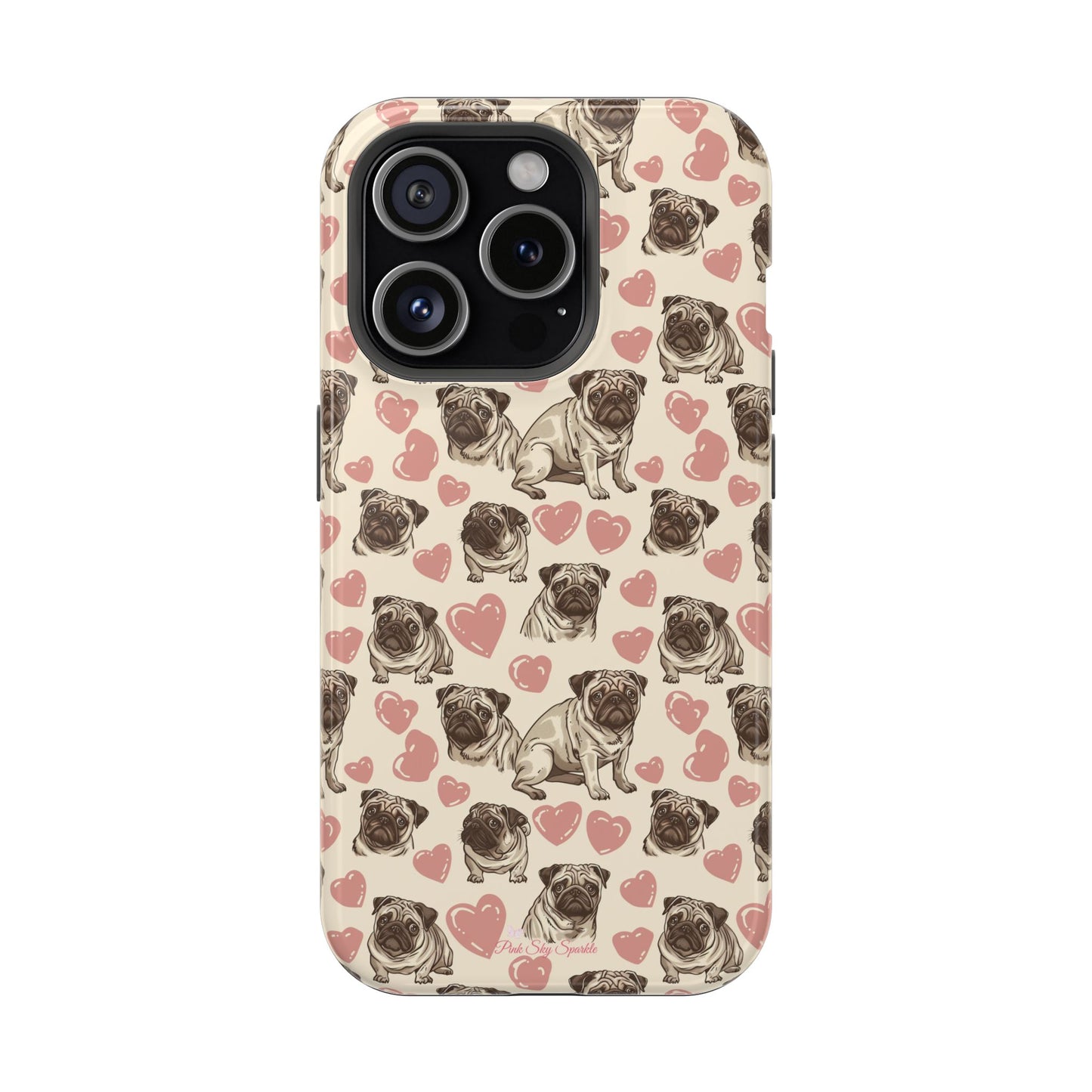 Pug & Kisses Magnetic iPhone Case
