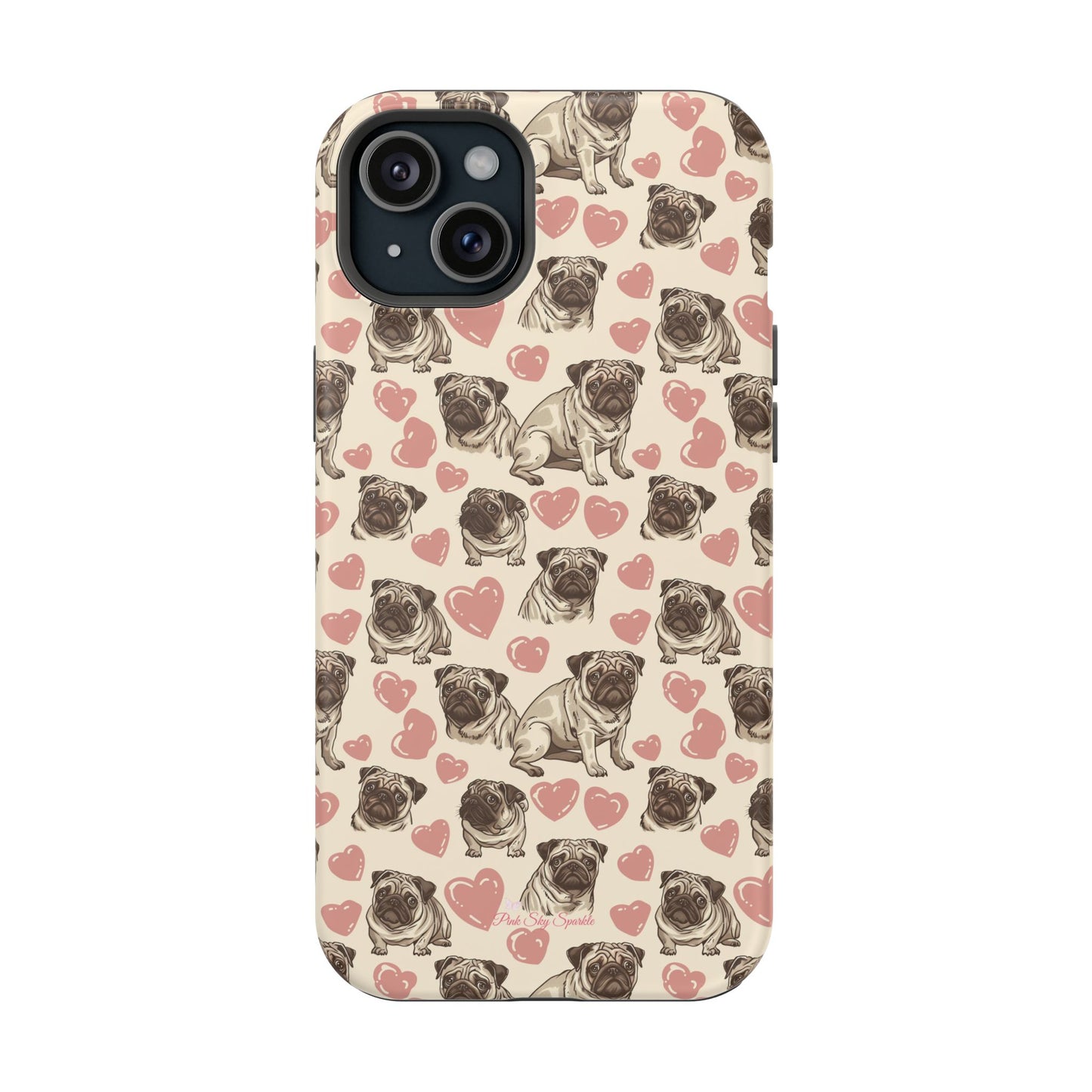 Pug & Kisses Magnetic iPhone Case