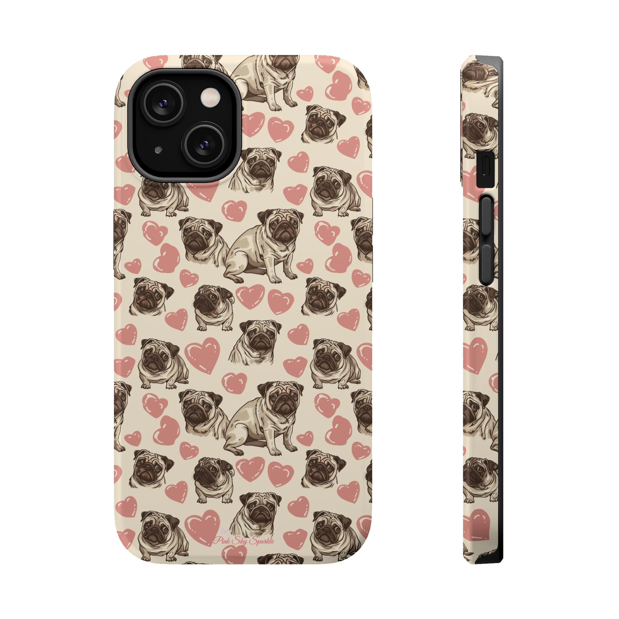 Pug & Kisses Magnetic iPhone Case