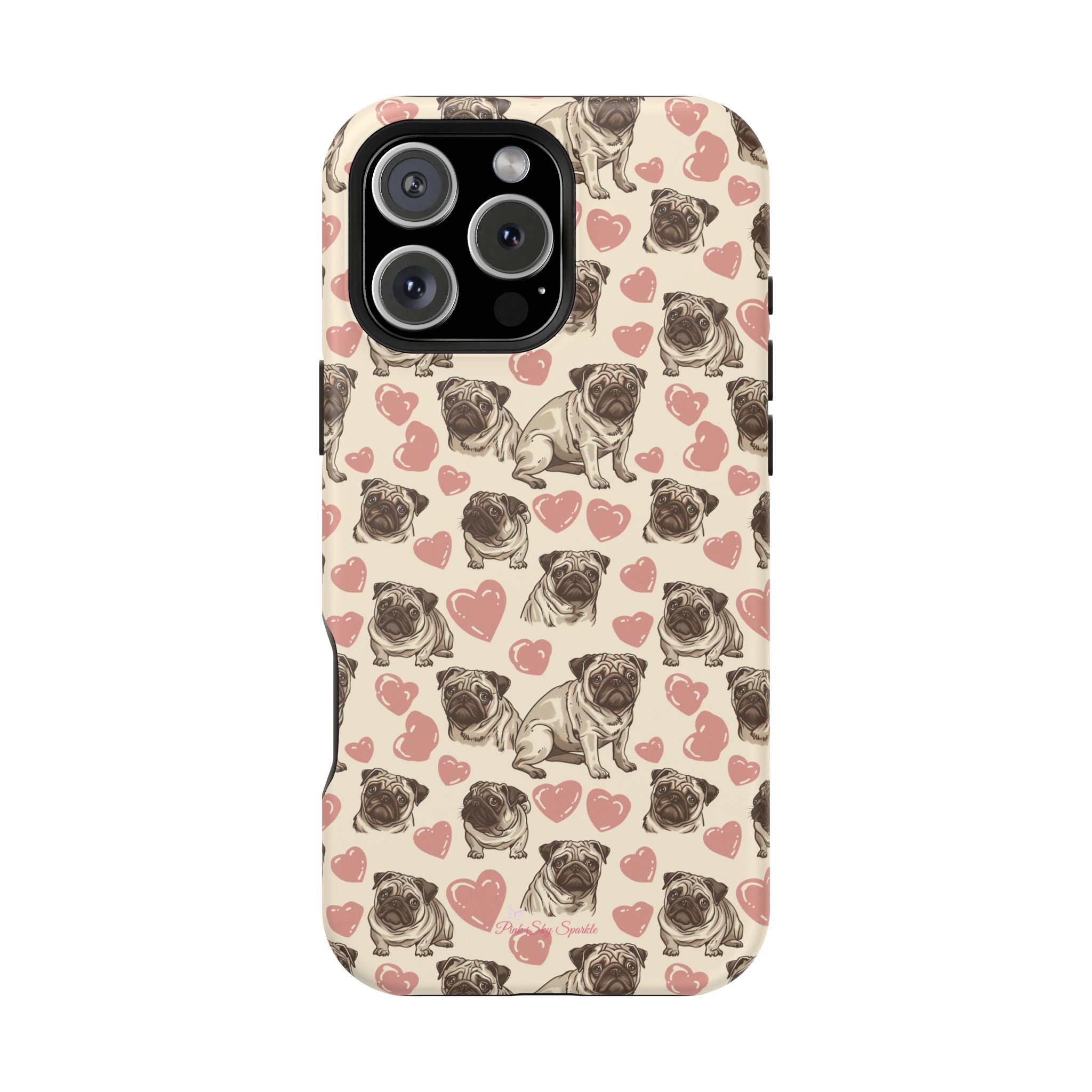Pug & Kisses Magnetic iPhone Case