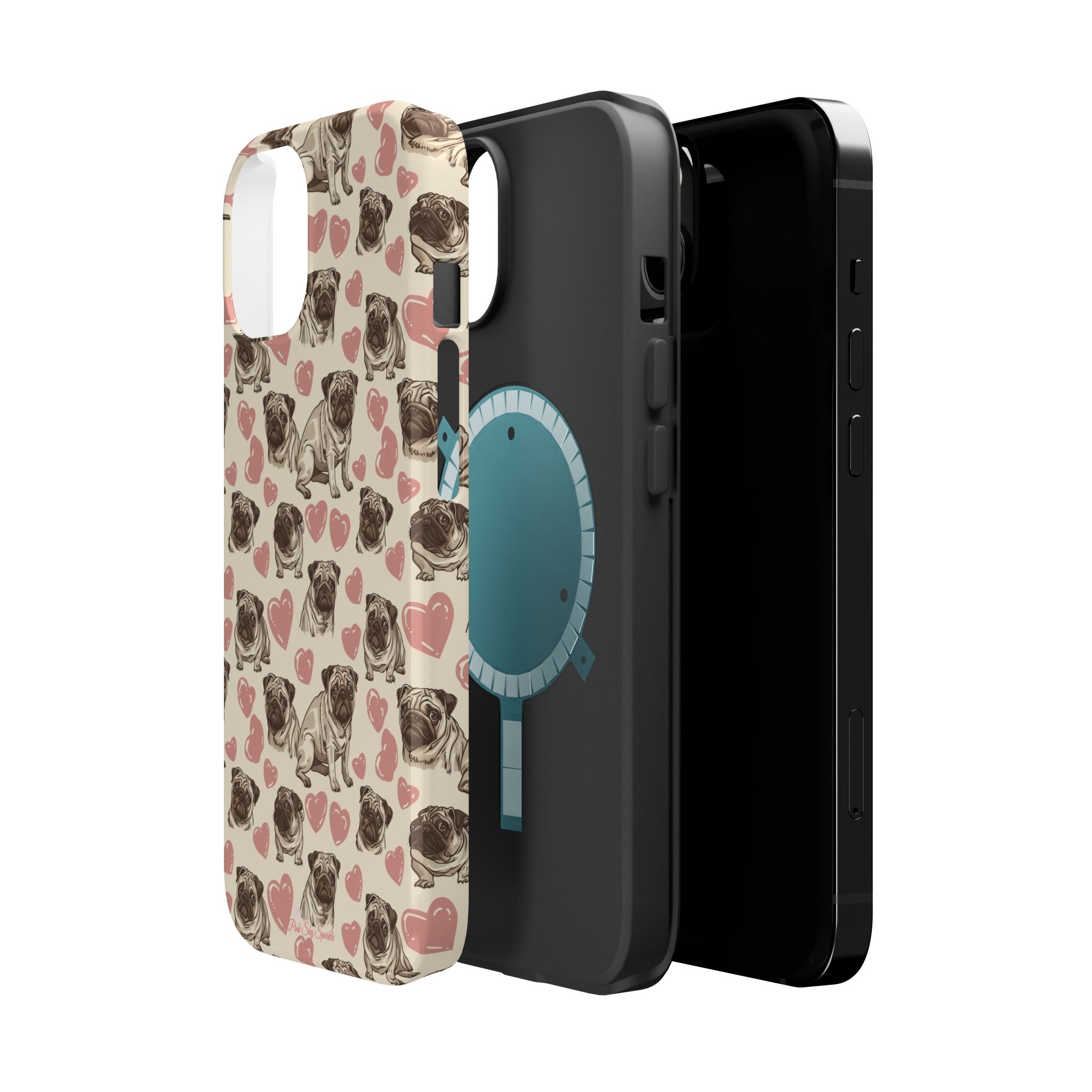 Pug & Kisses Magnetic iPhone Case