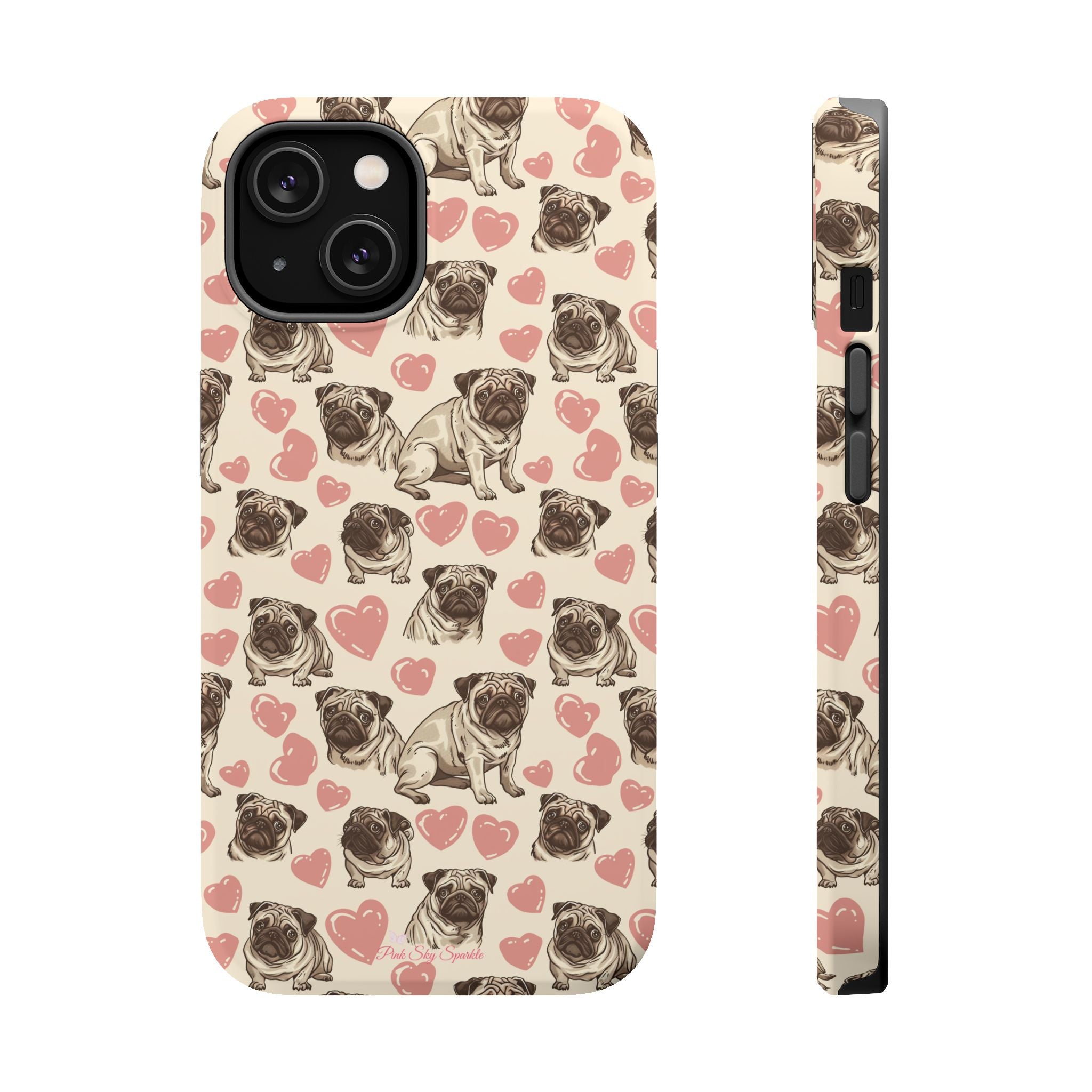 Pug & Kisses Magnetic iPhone Case