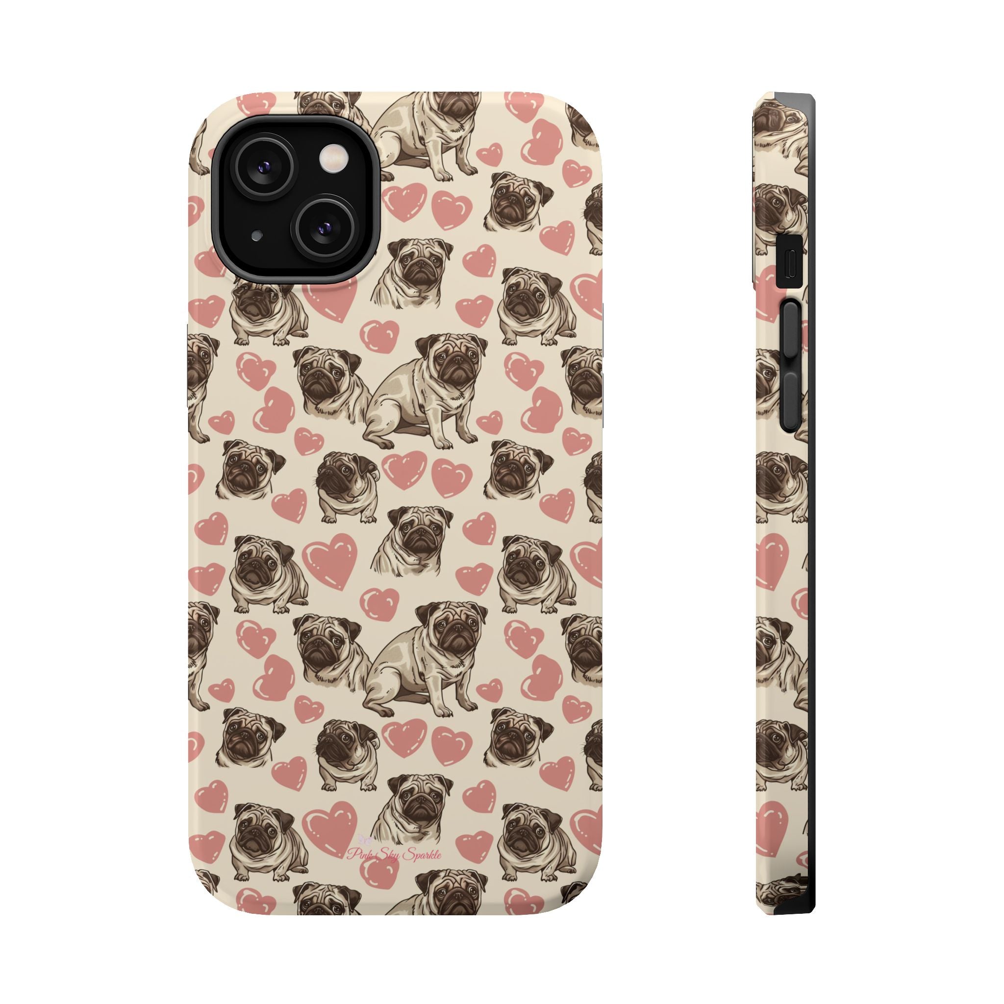 Pug & Kisses Magnetic iPhone Case
