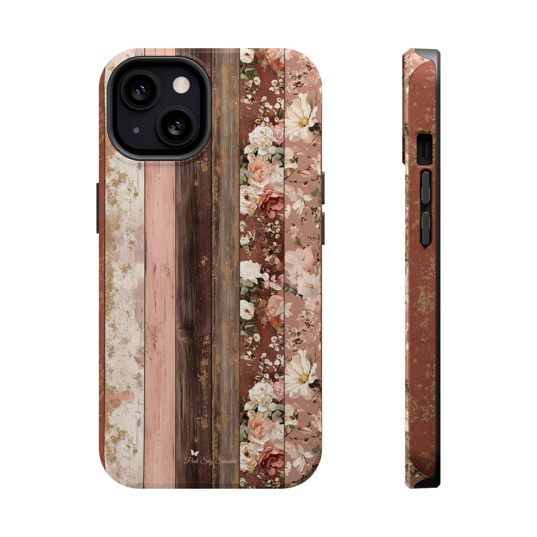 Rustic Rosewood Magnetic iPhone Case
