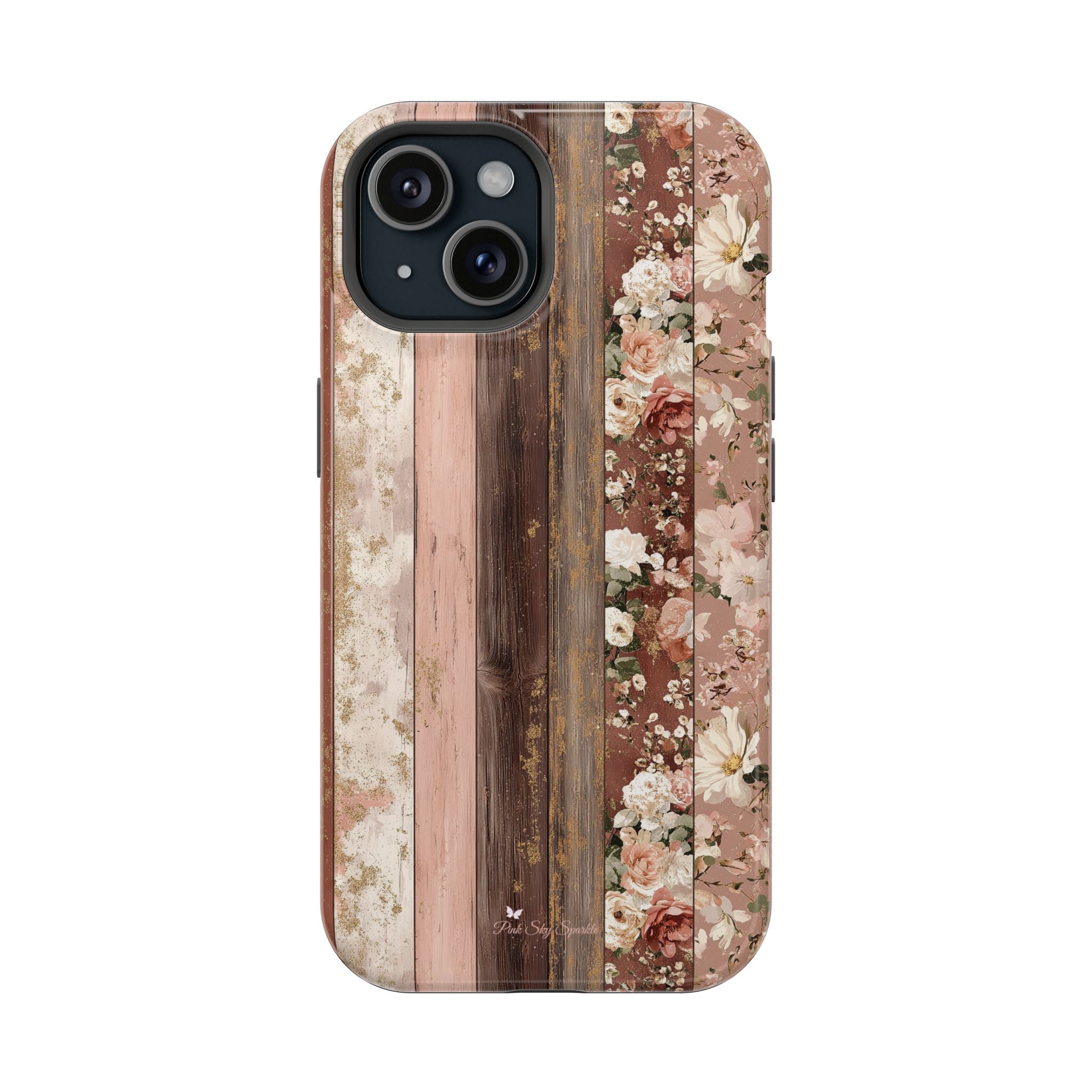 Rustic Rosewood Magnetic iPhone Case