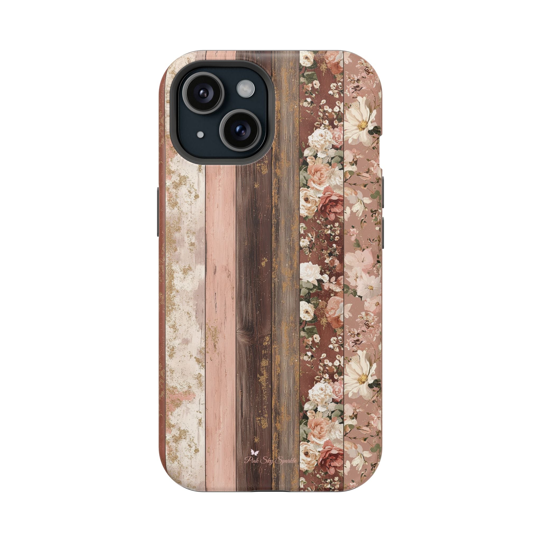 Rustic Rosewood Magnetic iPhone Case