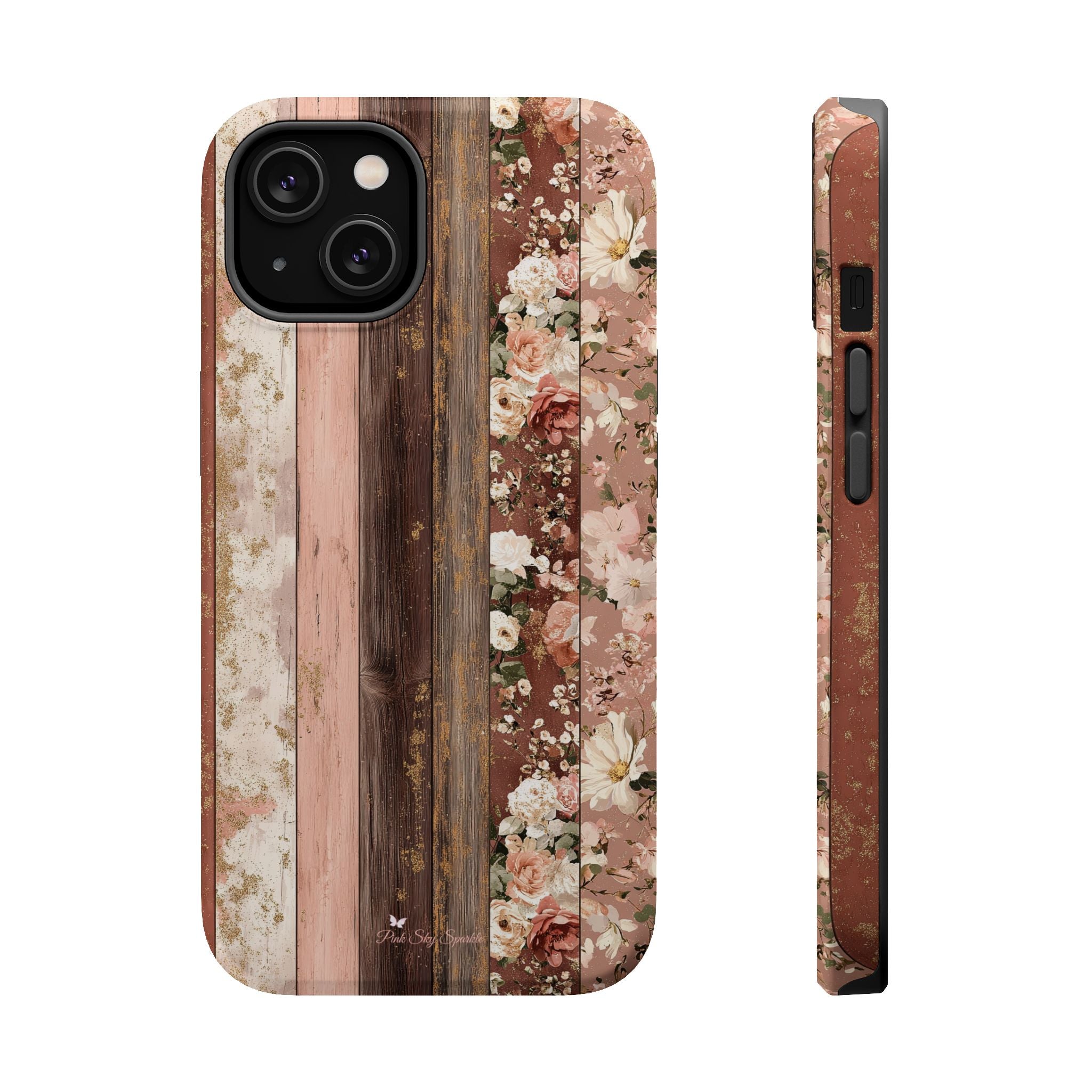 Rustic Rosewood Magnetic iPhone Case
