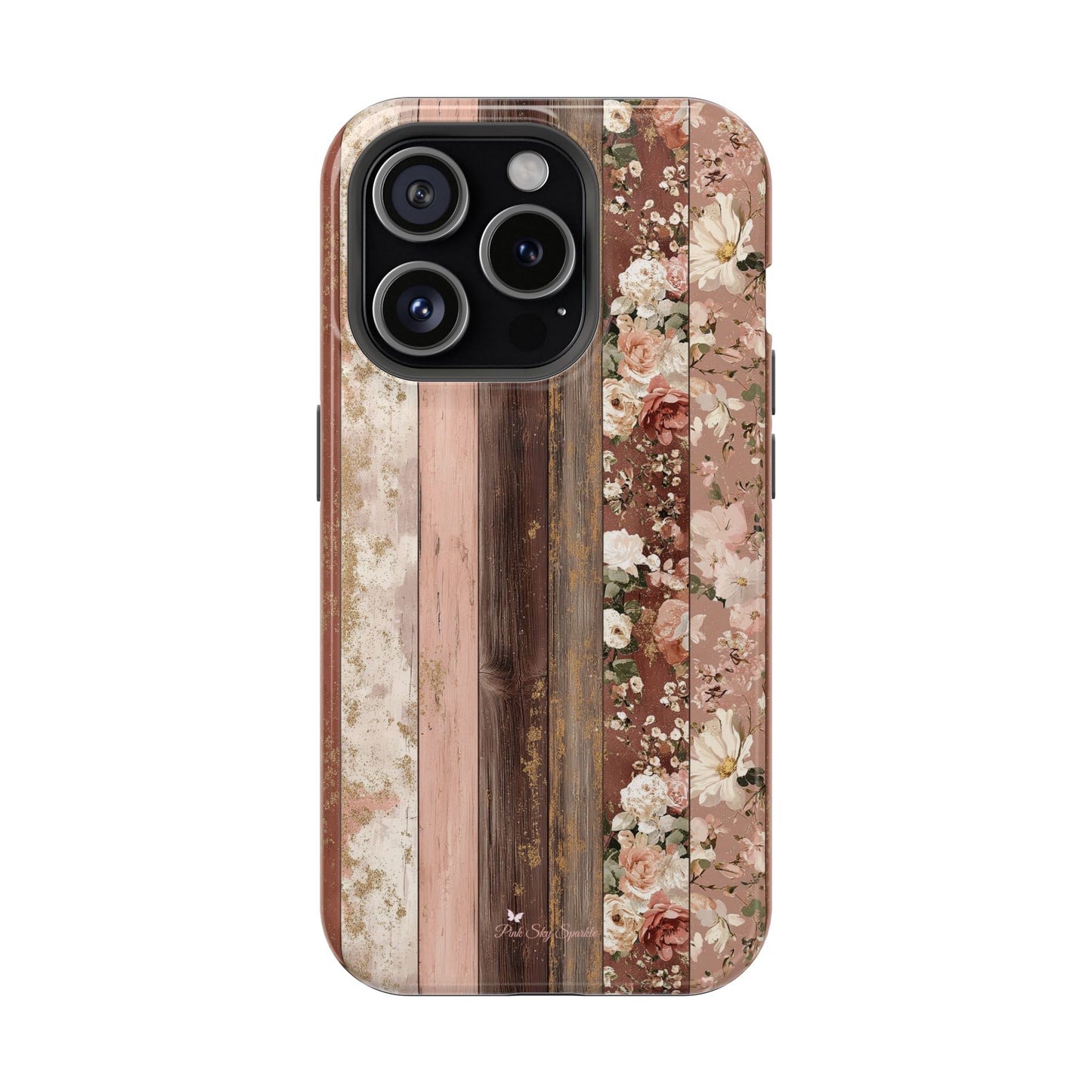 Rustic Rosewood Magnetic iPhone Case