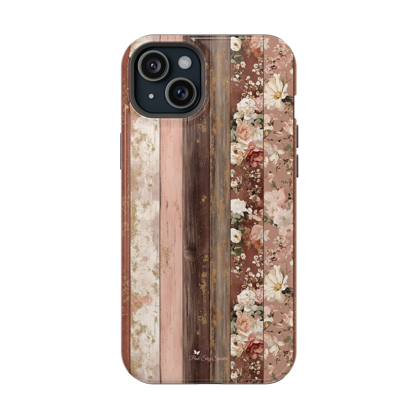 Rustic Rosewood Magnetic iPhone Case