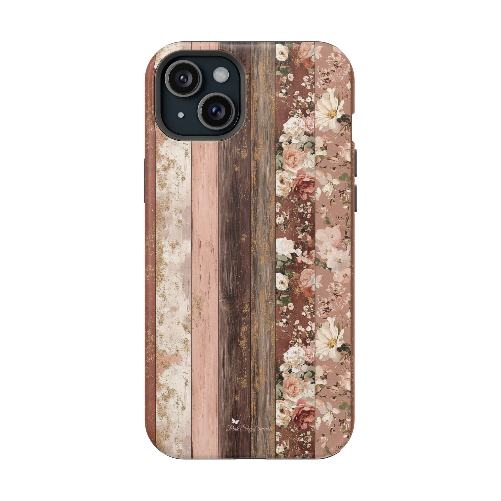 Rustic Rosewood Magnetic iPhone Case