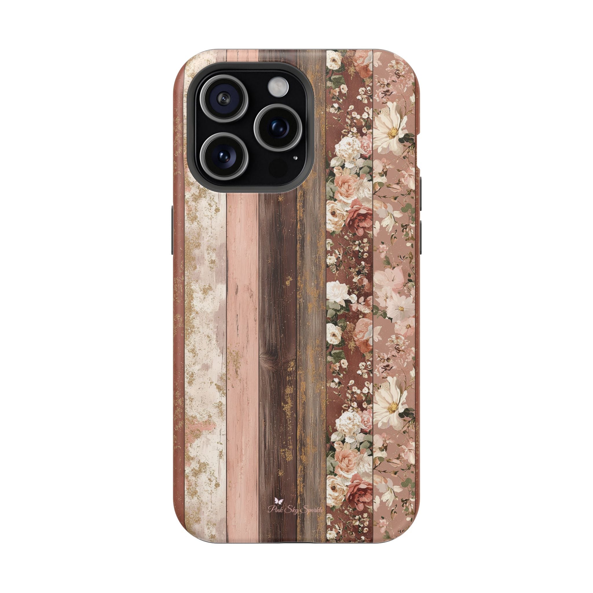 Rustic Rosewood Magnetic iPhone Case