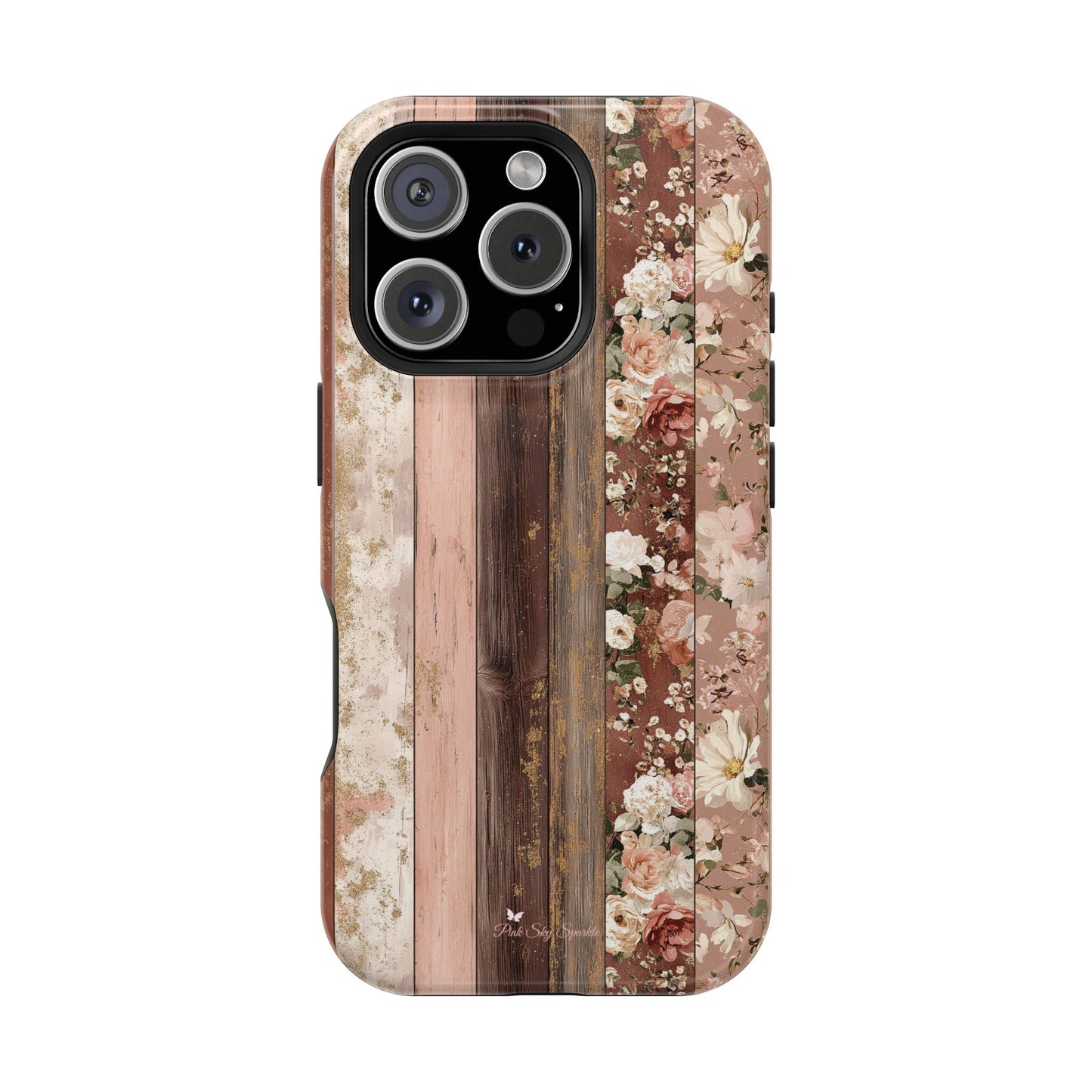 Rustic Rosewood Magnetic iPhone Case
