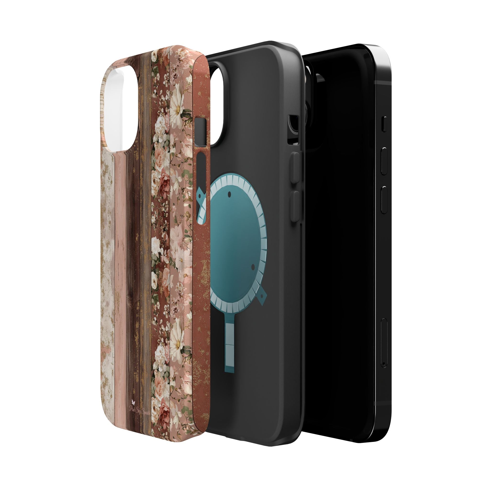 Rustic Rosewood Magnetic iPhone Case