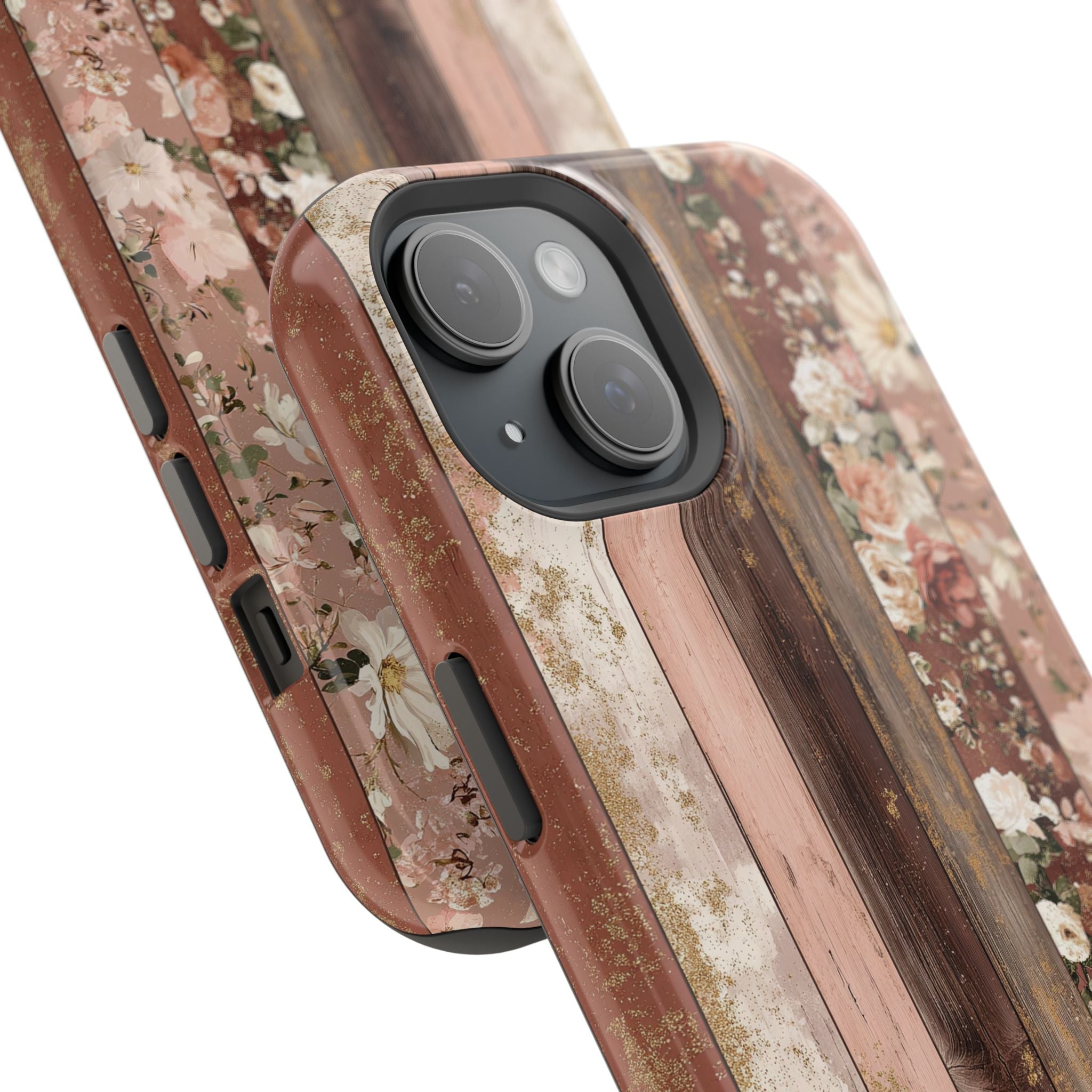 Rustic Rosewood Magnetic iPhone Case