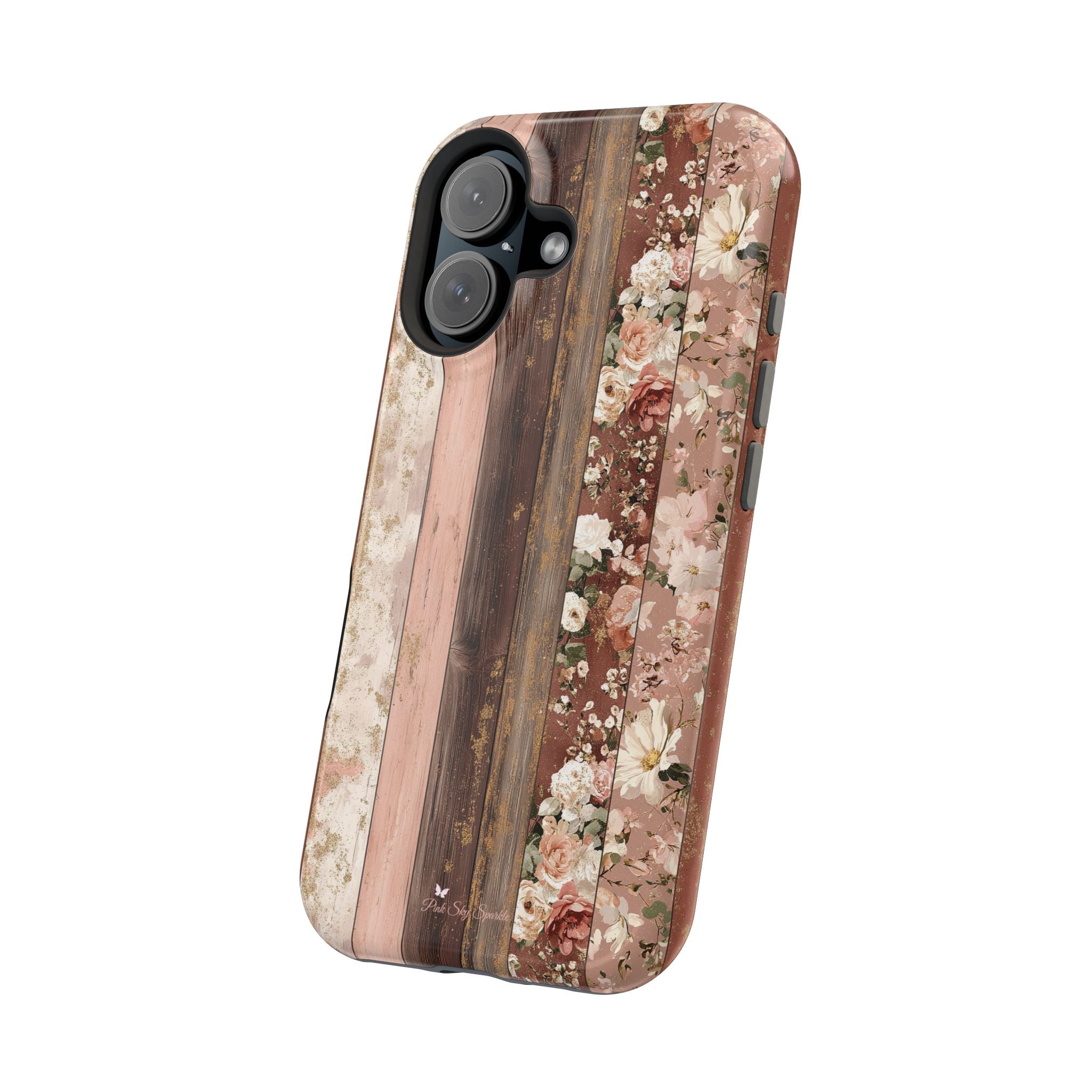 Rustic Rosewood Magnetic iPhone Case