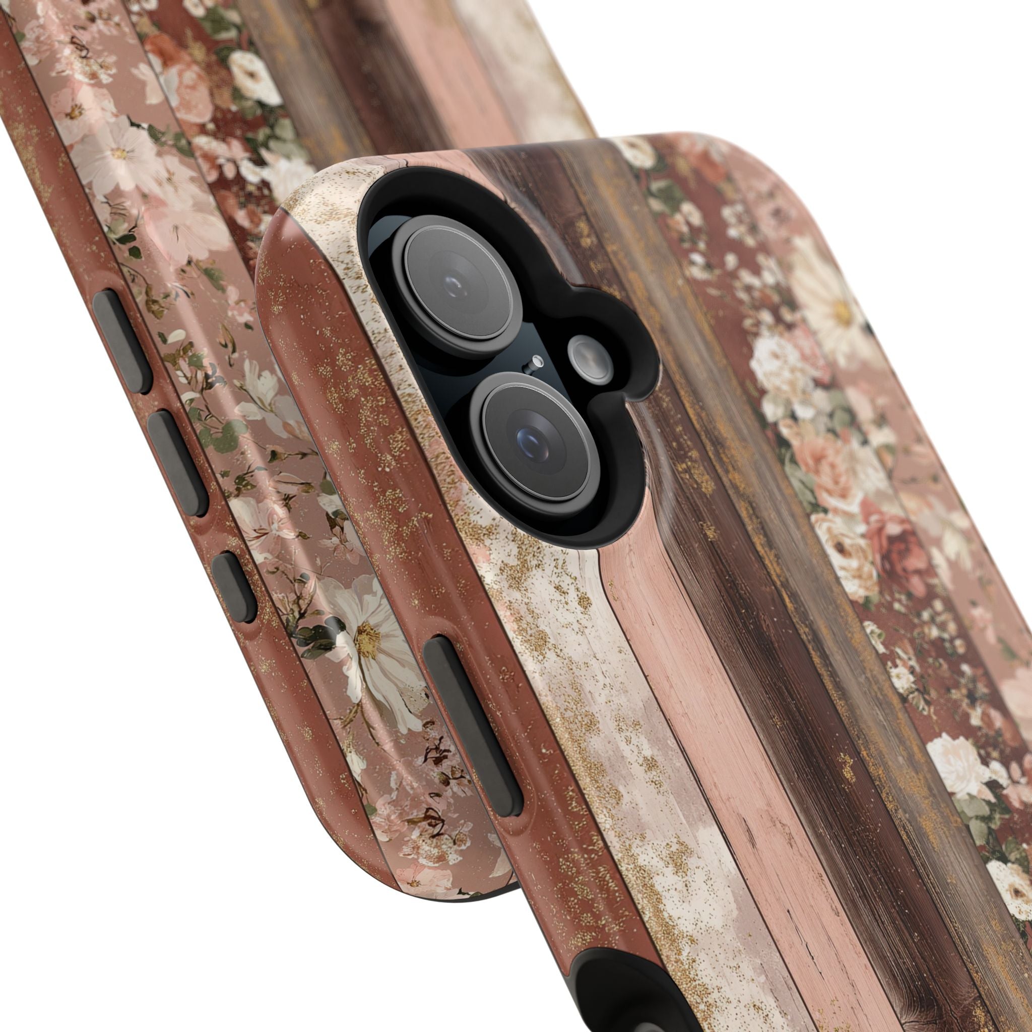 Rustic Rosewood Magnetic iPhone Case