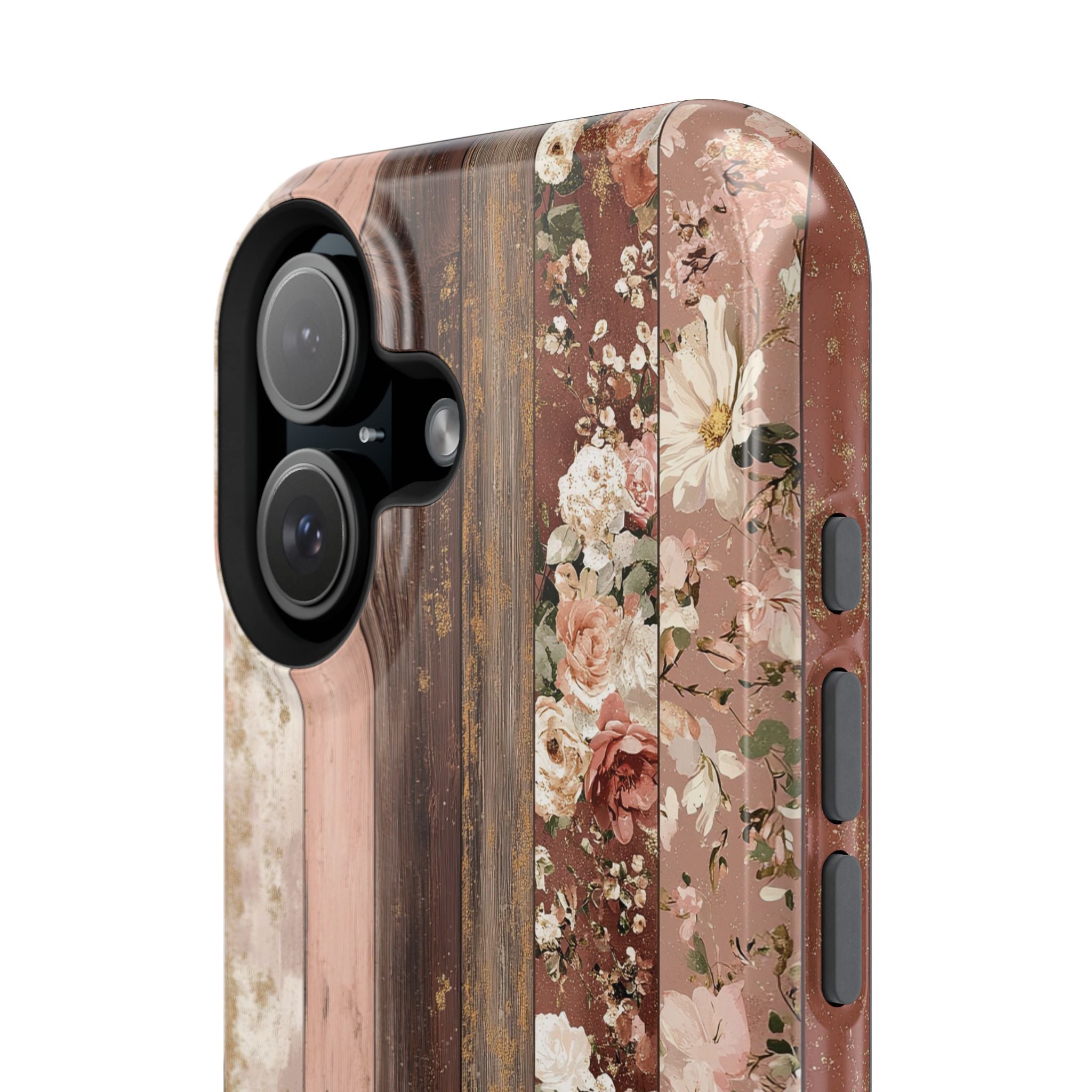 Rustic Rosewood Magnetic iPhone Case