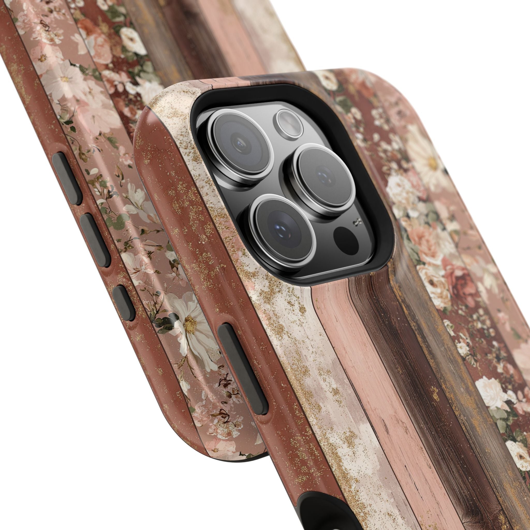 Rustic Rosewood Magnetic iPhone Case