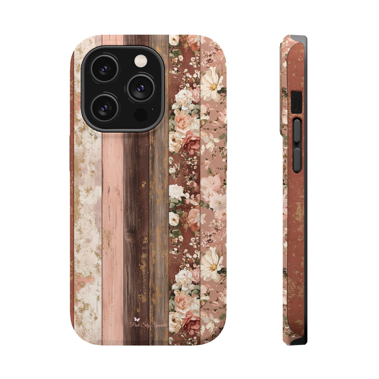 Rustic Rosewood Magnetic iPhone Case