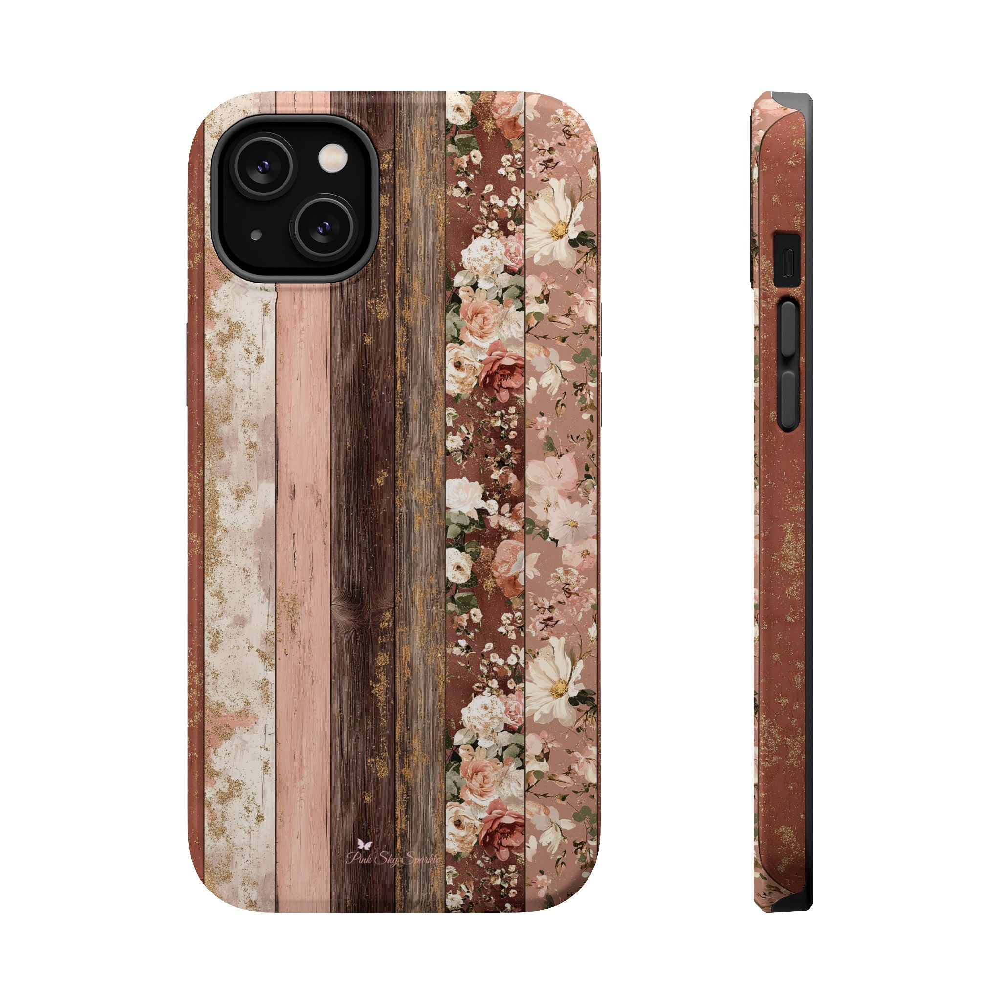 Rustic Rosewood Magnetic iPhone Case